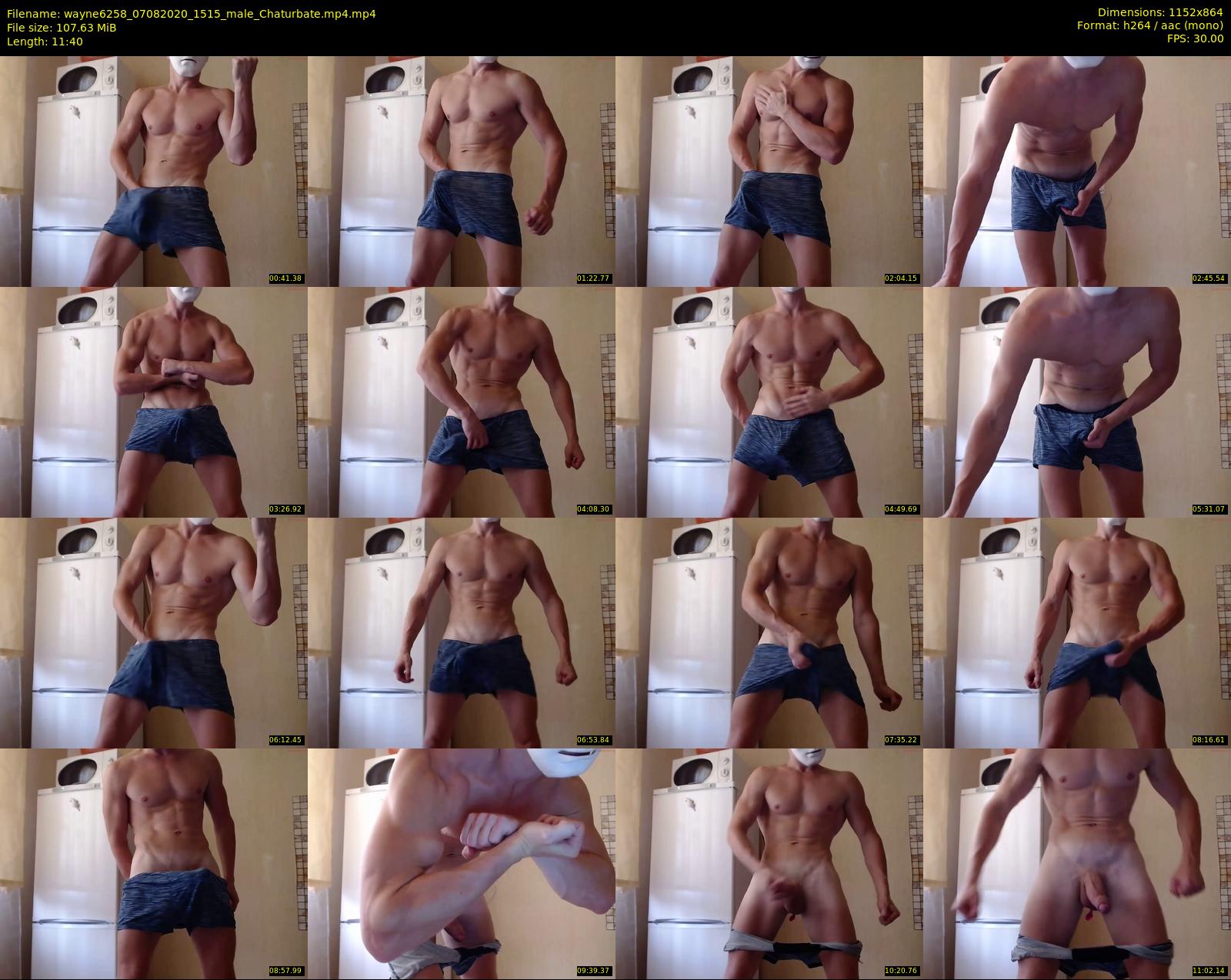 wayne6258 — 12 minute Chaturbate male cam show recording, 720p, Aug 7, 2020