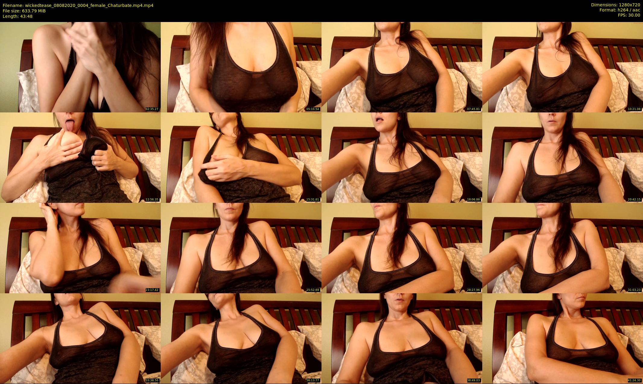 wickedtease — 44 minute Chaturbate female cam show recording, 720p, Aug 8, 2020