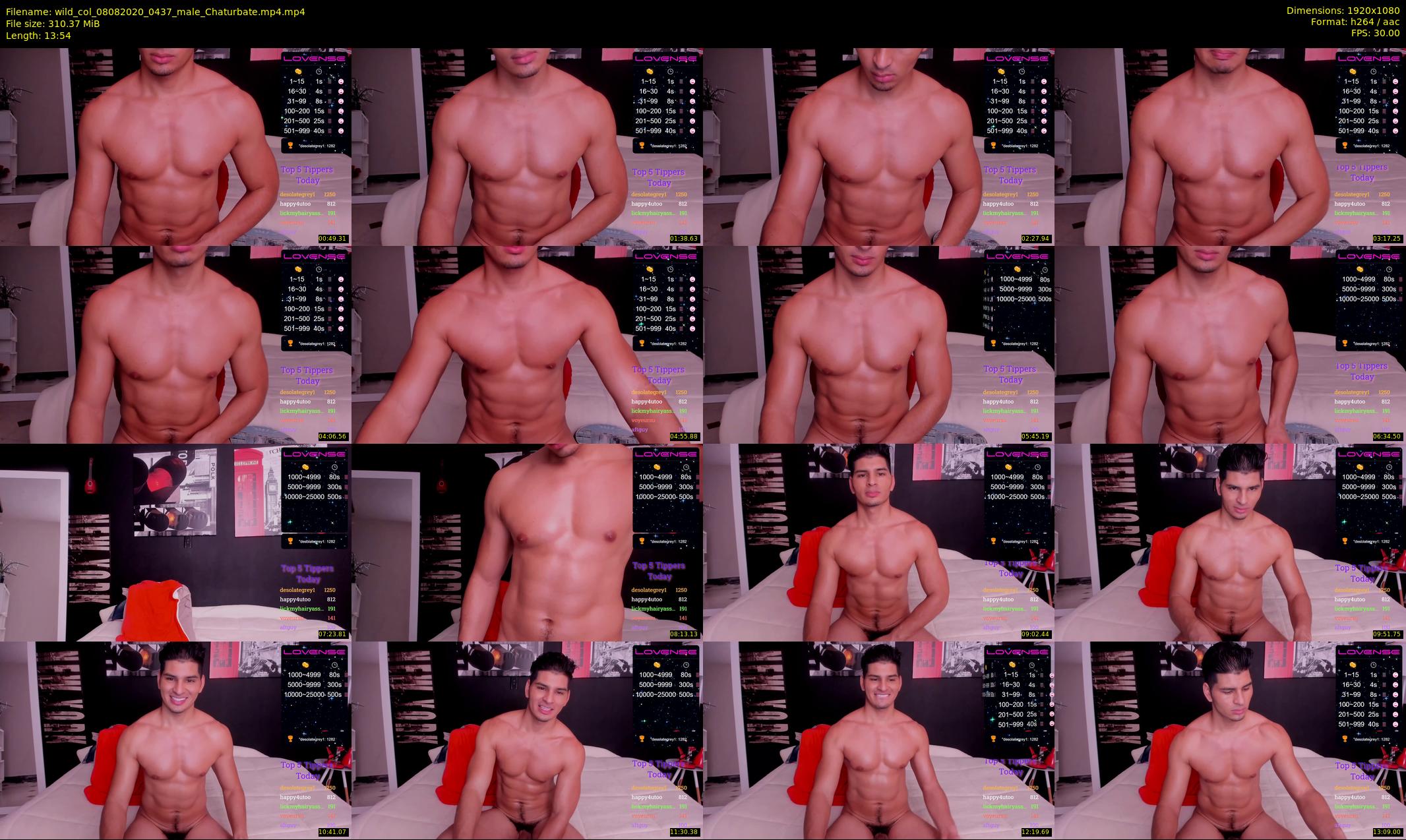 wild_col — 14 minute Chaturbate male cam show recording, 1080p, Aug 8, 2020
