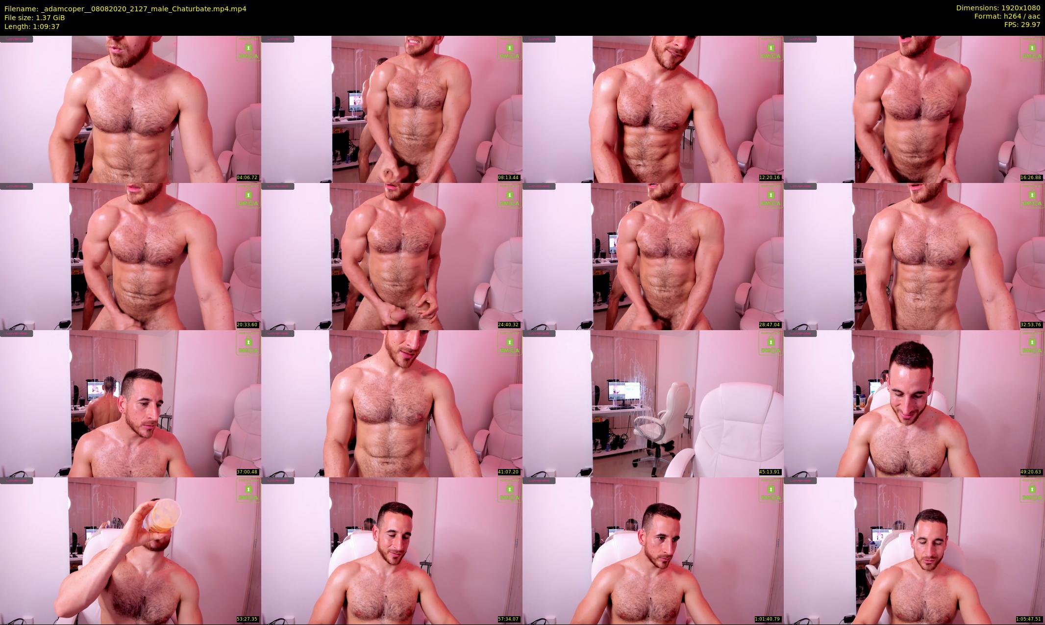 _adamcoper_ — 70 minute Chaturbate male cam show recording, 1080p, Aug 8, 2020