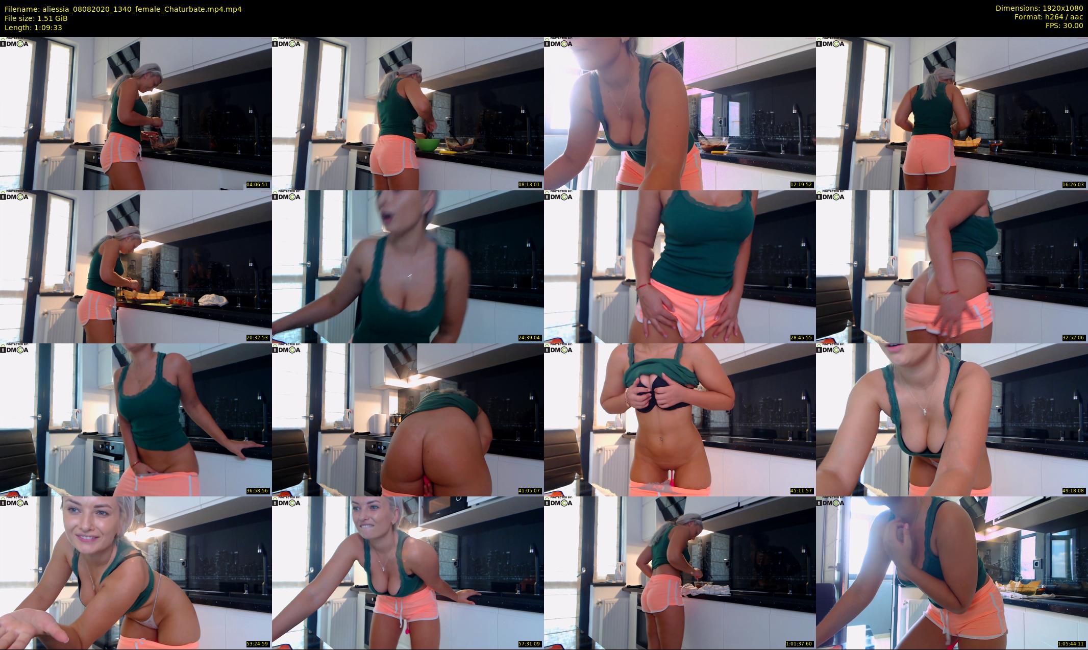 aliessia — 70 minute Chaturbate female cam show recording, 1080p, Aug 8, 2020