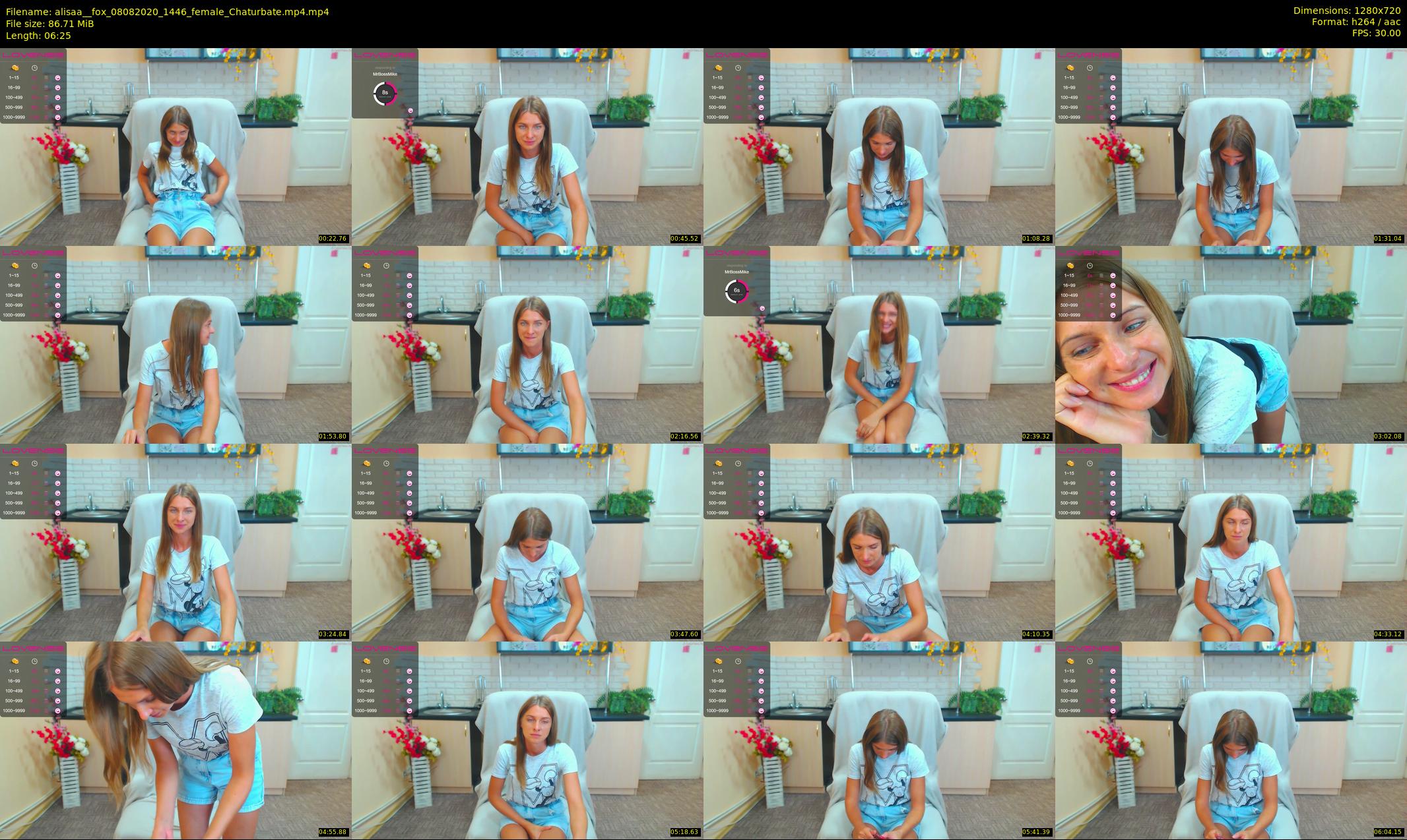 alisaa__fox — 7 minute Chaturbate female cam show recording, 720p, Aug 8, 2020