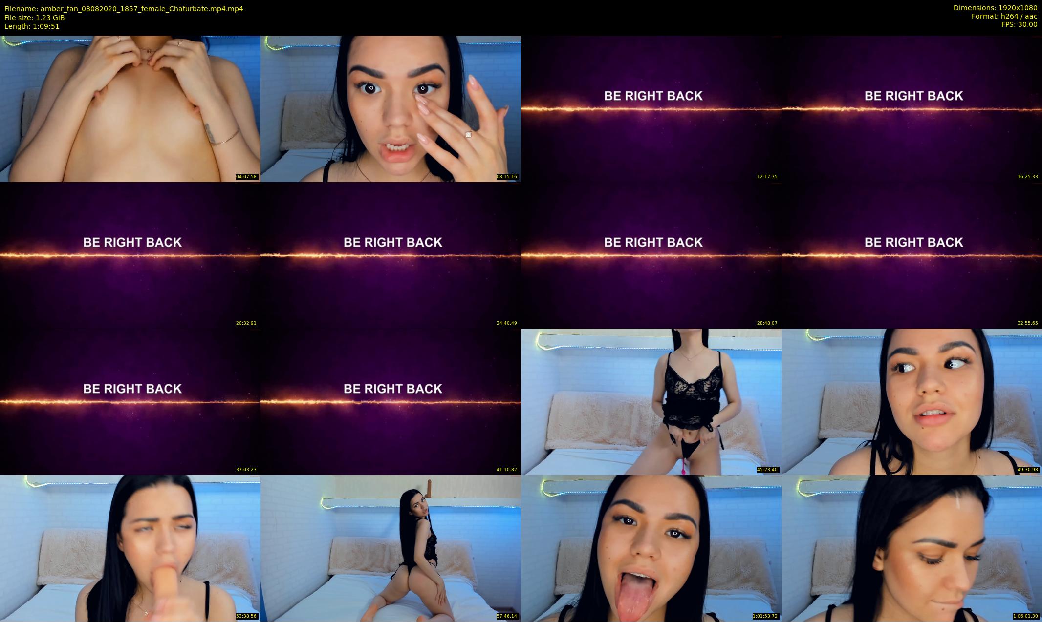 amber_tan — 70 minute Chaturbate female cam show recording, 1080p, Aug 8, 2020