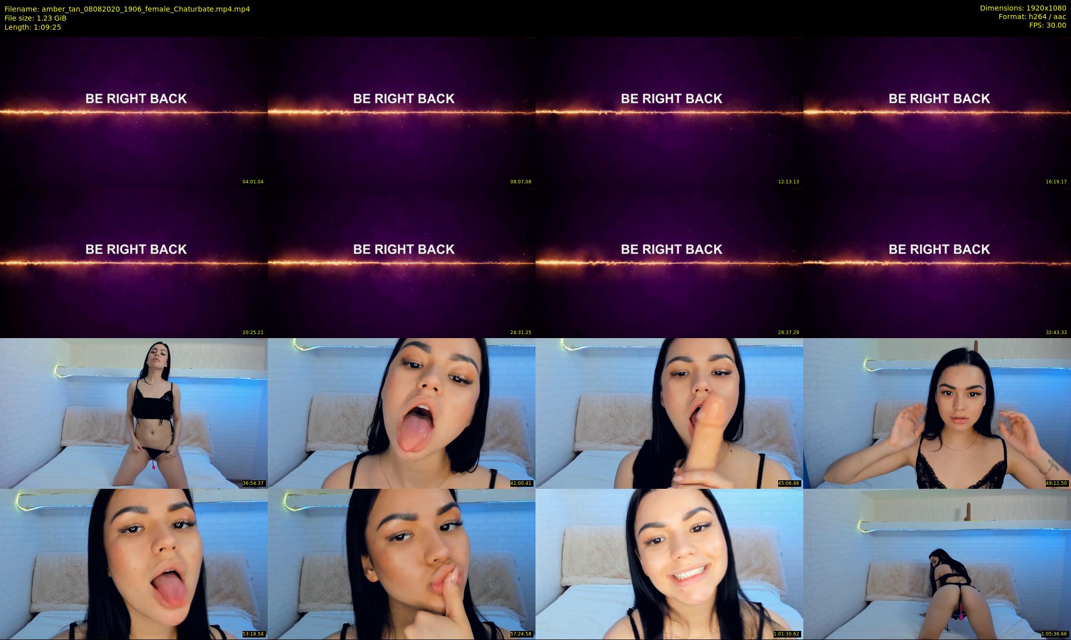 amber_tan — 70 minute Chaturbate female cam show recording, 1080p, Aug 8, 2020