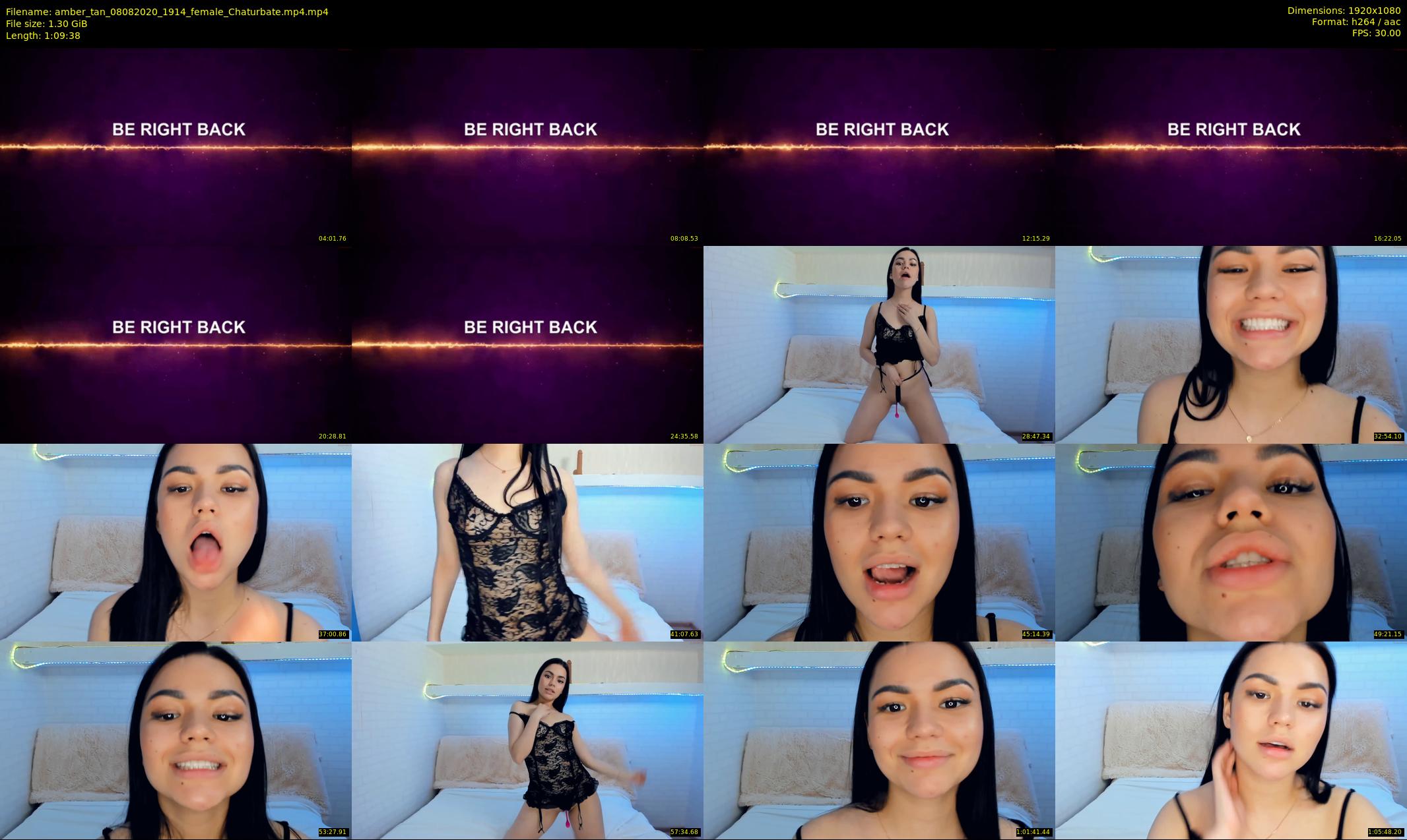 amber_tan — 70 minute Chaturbate female cam show recording, 1080p, Aug 8, 2020