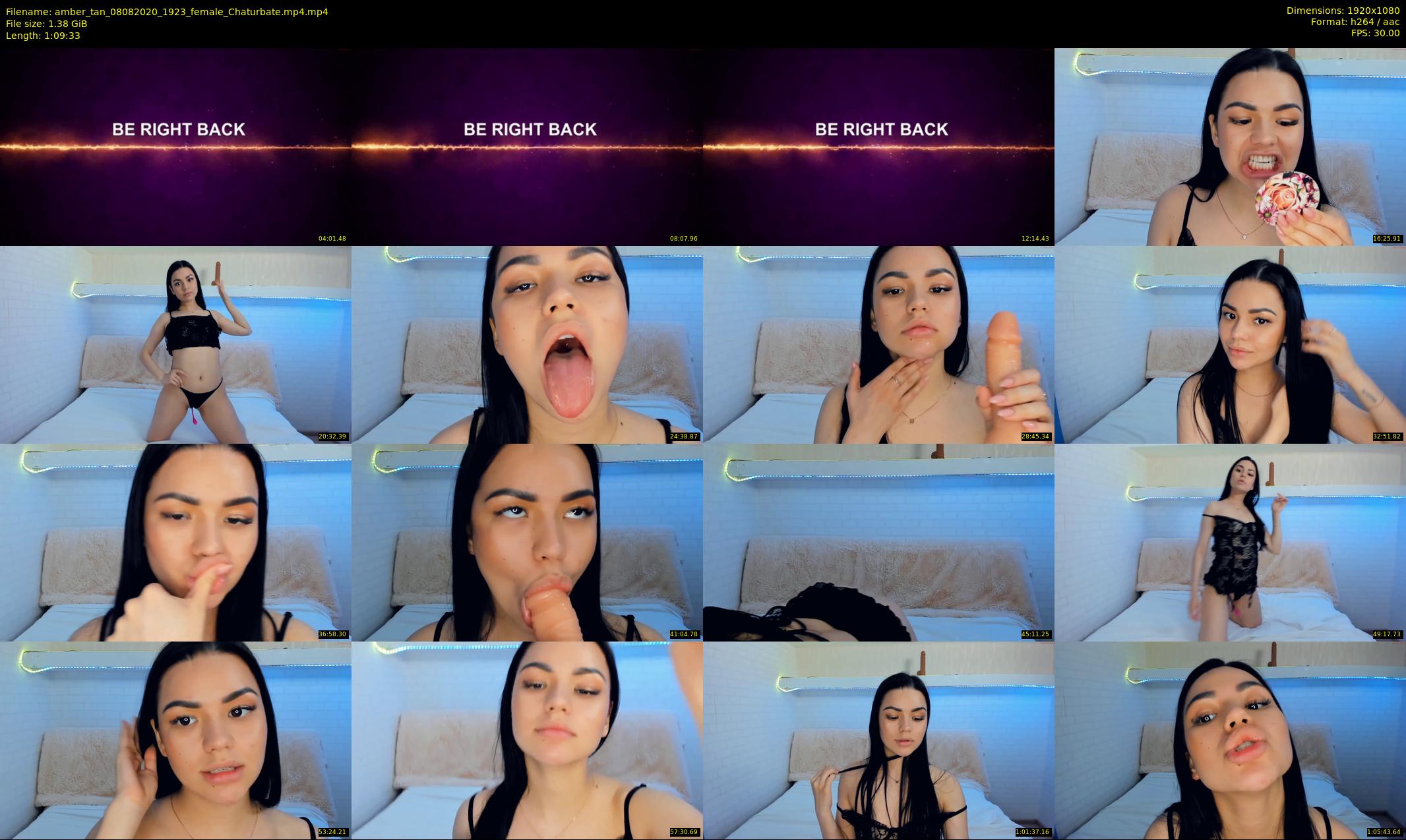 amber_tan — 70 minute Chaturbate female cam show recording, 1080p, Aug 8, 2020