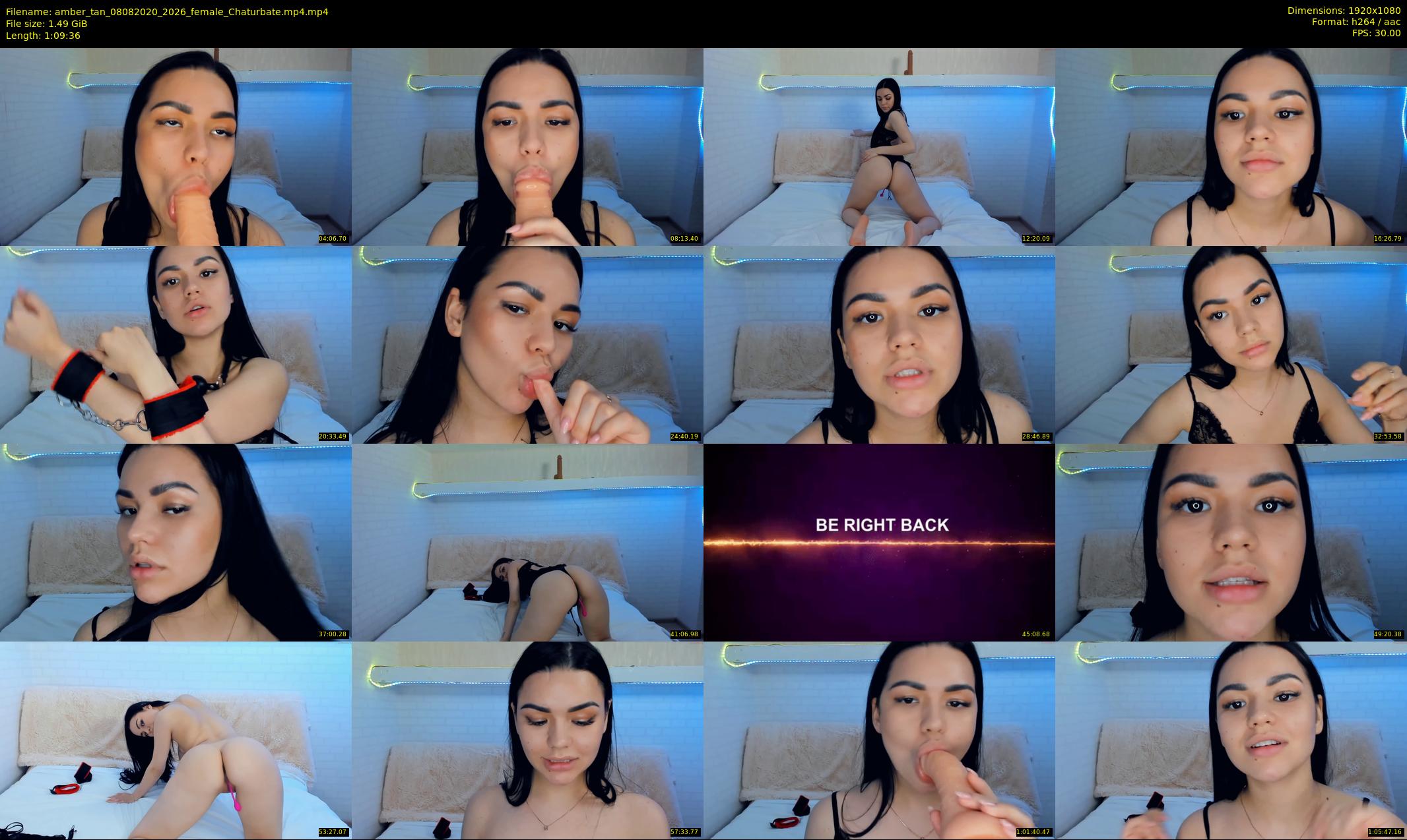 amber_tan — 70 minute Chaturbate female cam show recording, 1080p, Aug 8, 2020