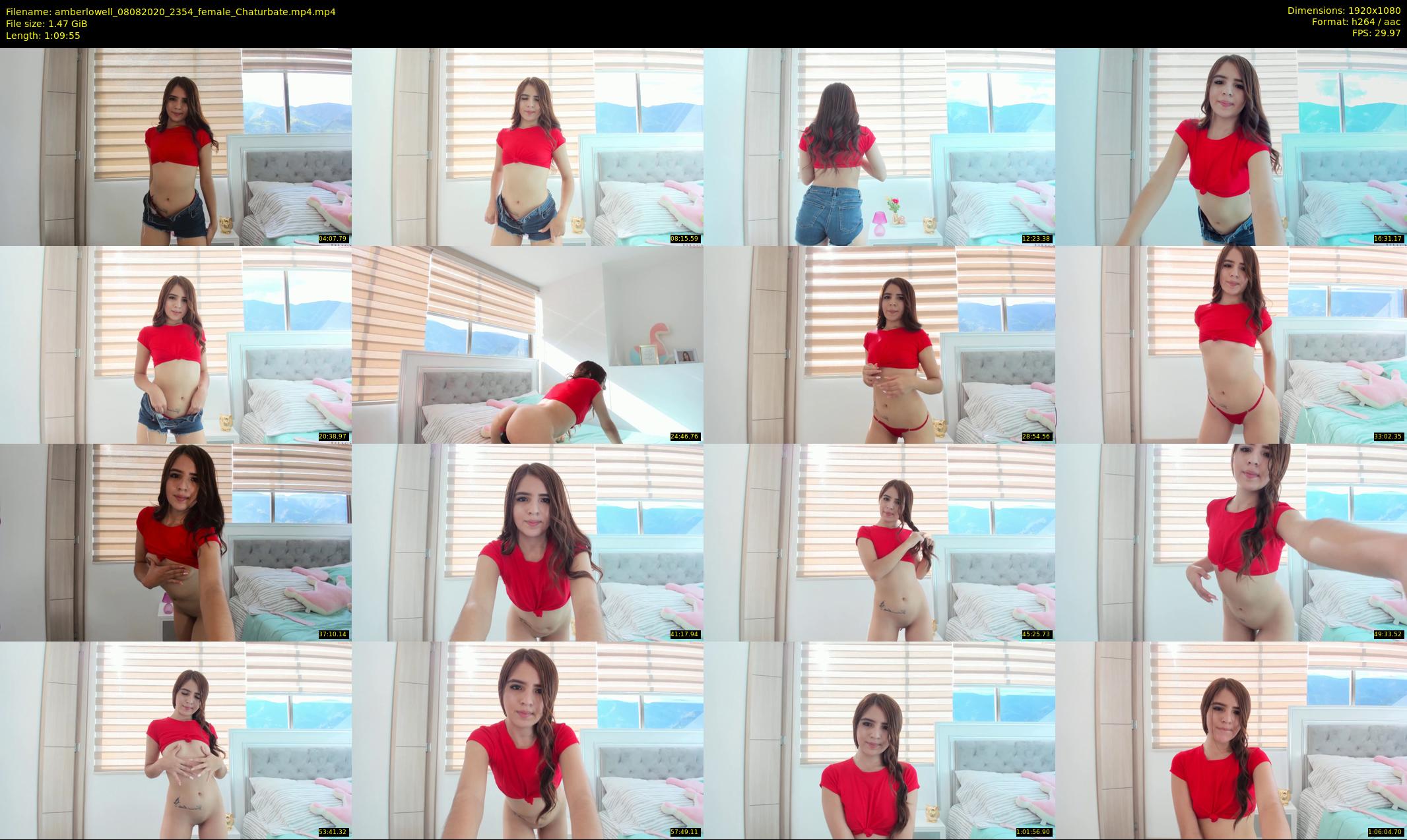 amberlowell — 70 minute Chaturbate female cam show recording, 1080p, Aug 8, 2020