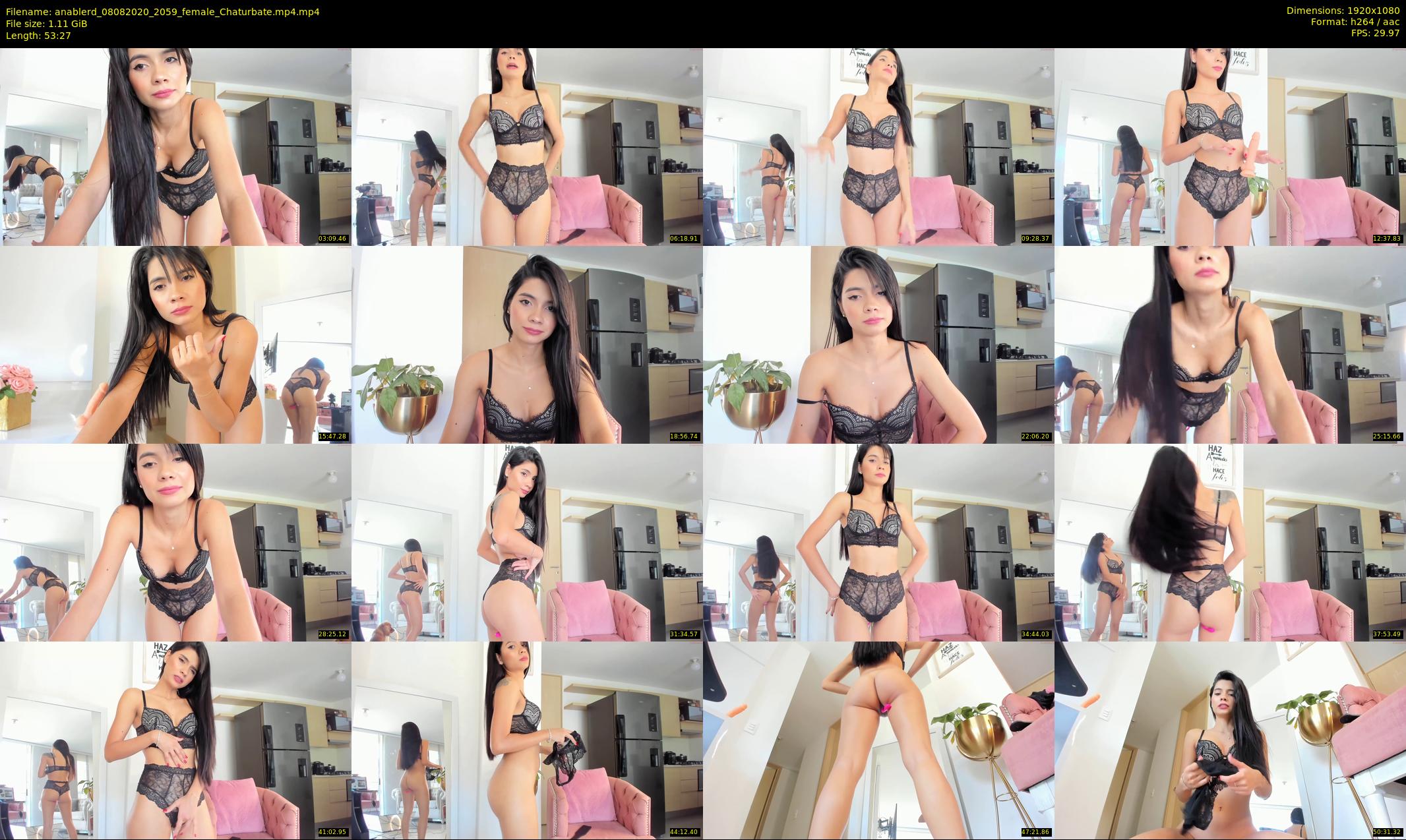 anablerd — 54 minute Chaturbate female cam show recording, 1080p, Aug 8, 2020