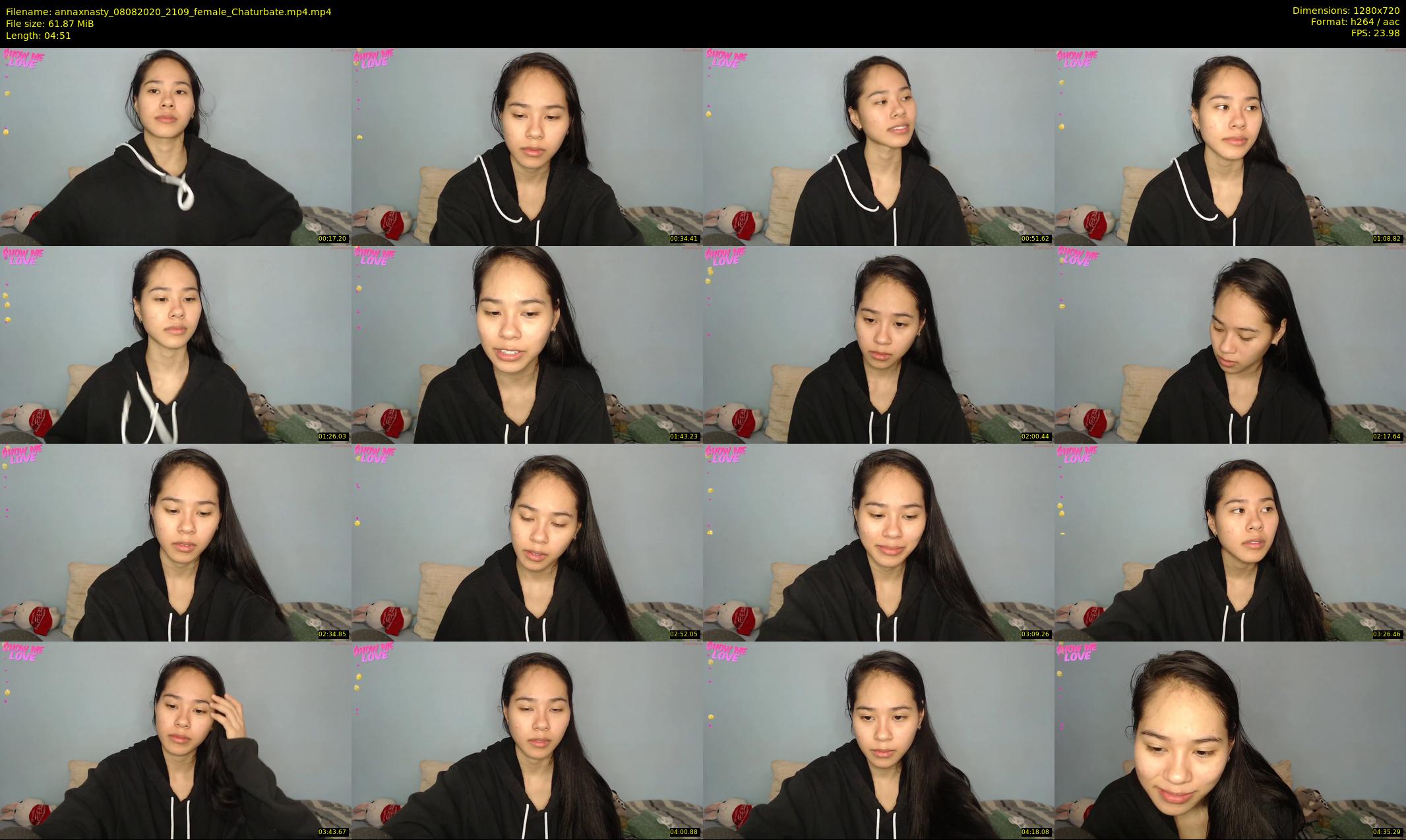 annaxnasty — 5 minute Chaturbate female cam show recording, 720p, Aug 8, 2020