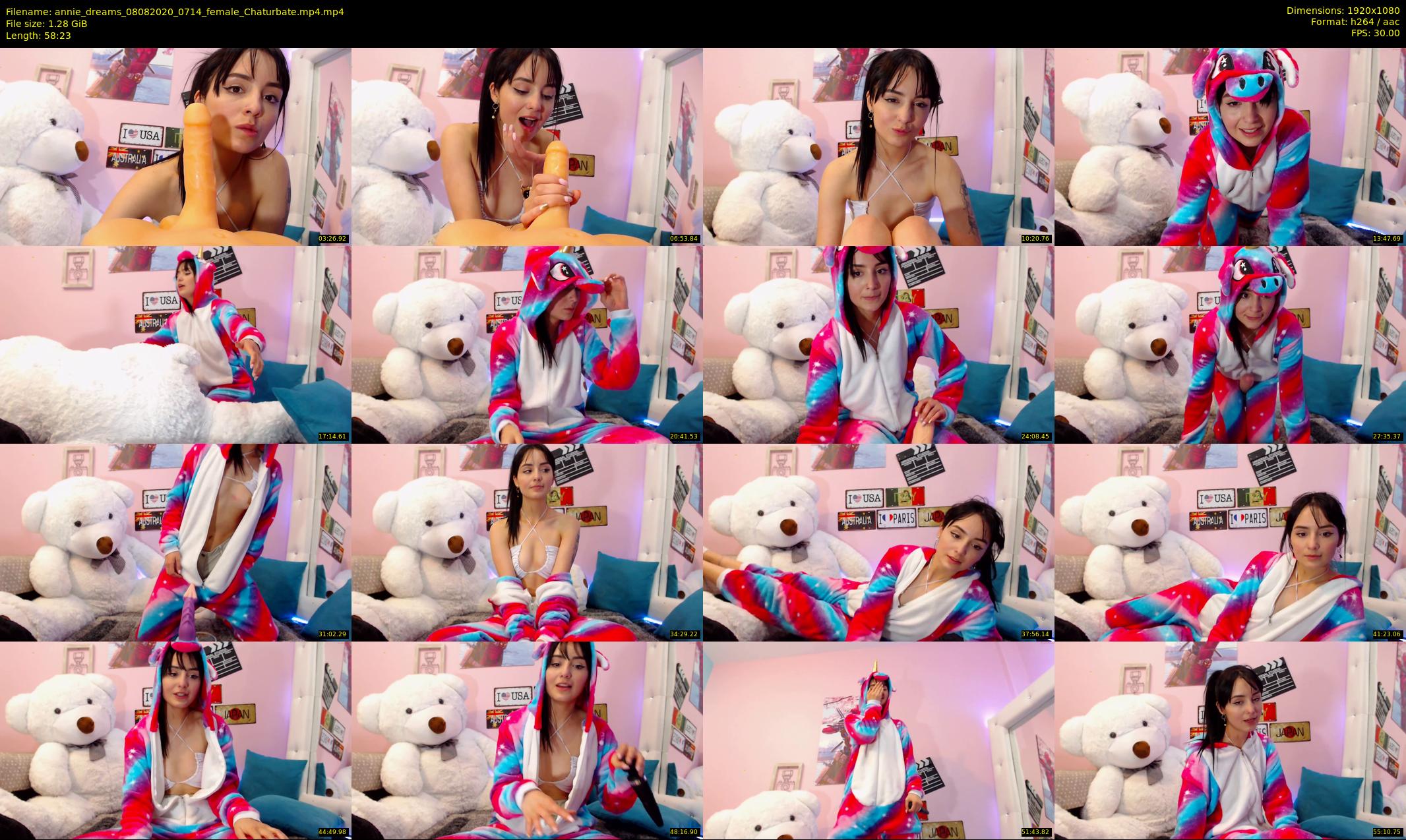 annie_dreams — 59 minute Chaturbate female cam show recording, 1080p, Aug 8, 2020