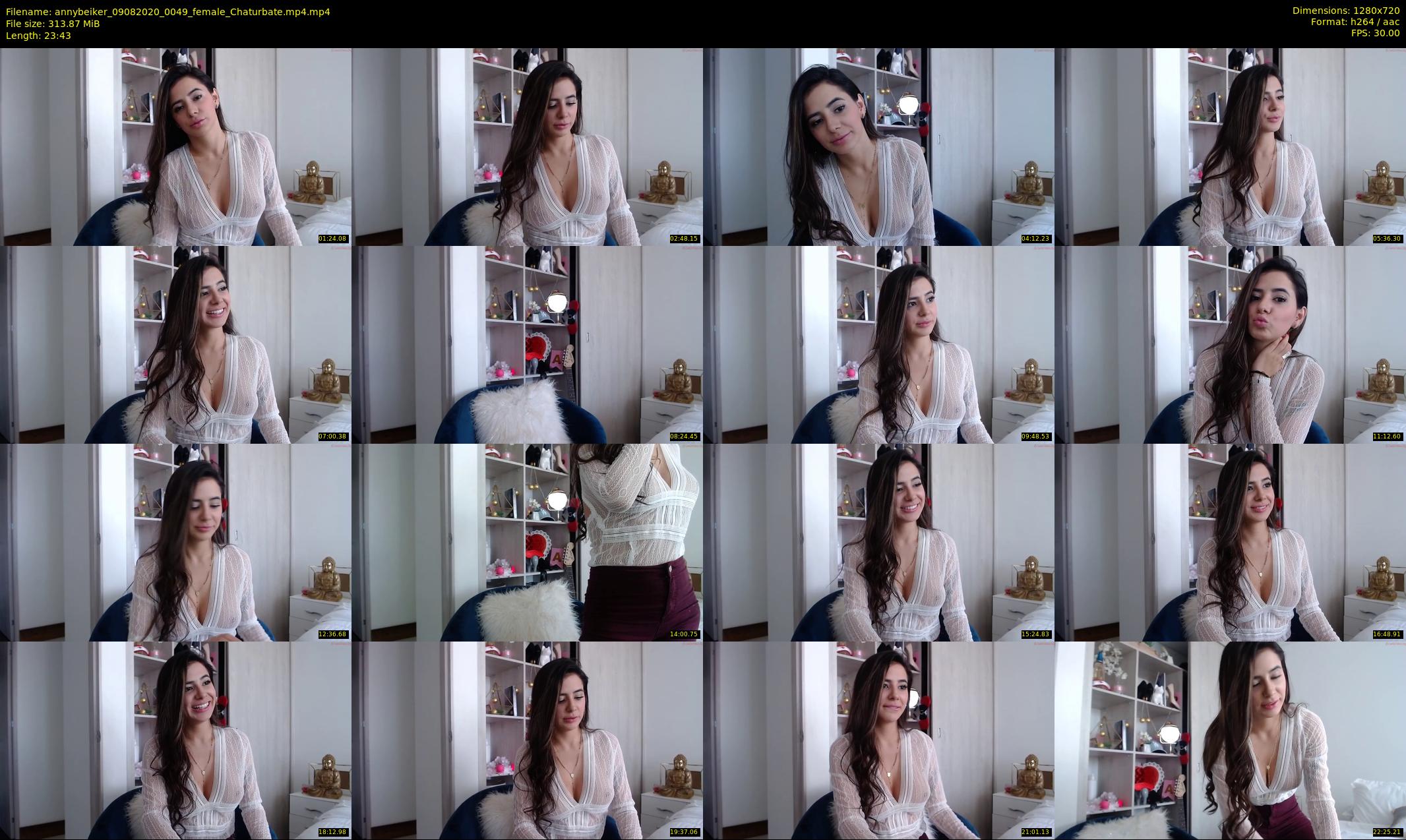 annybeiker — 24 minute Chaturbate female cam show recording, 720p, Aug 9, 2020