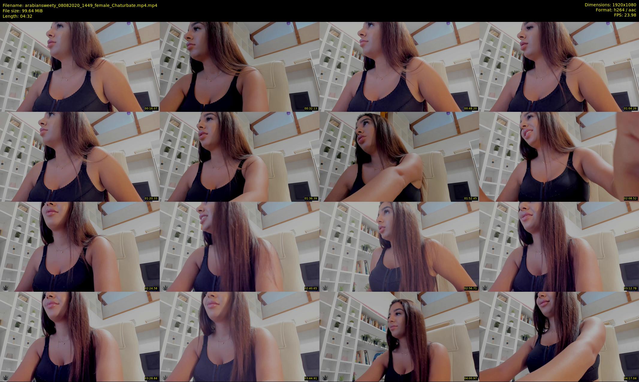 arabiansweety — 5 minute Chaturbate female cam show recording, 1080p, Aug 8, 2020