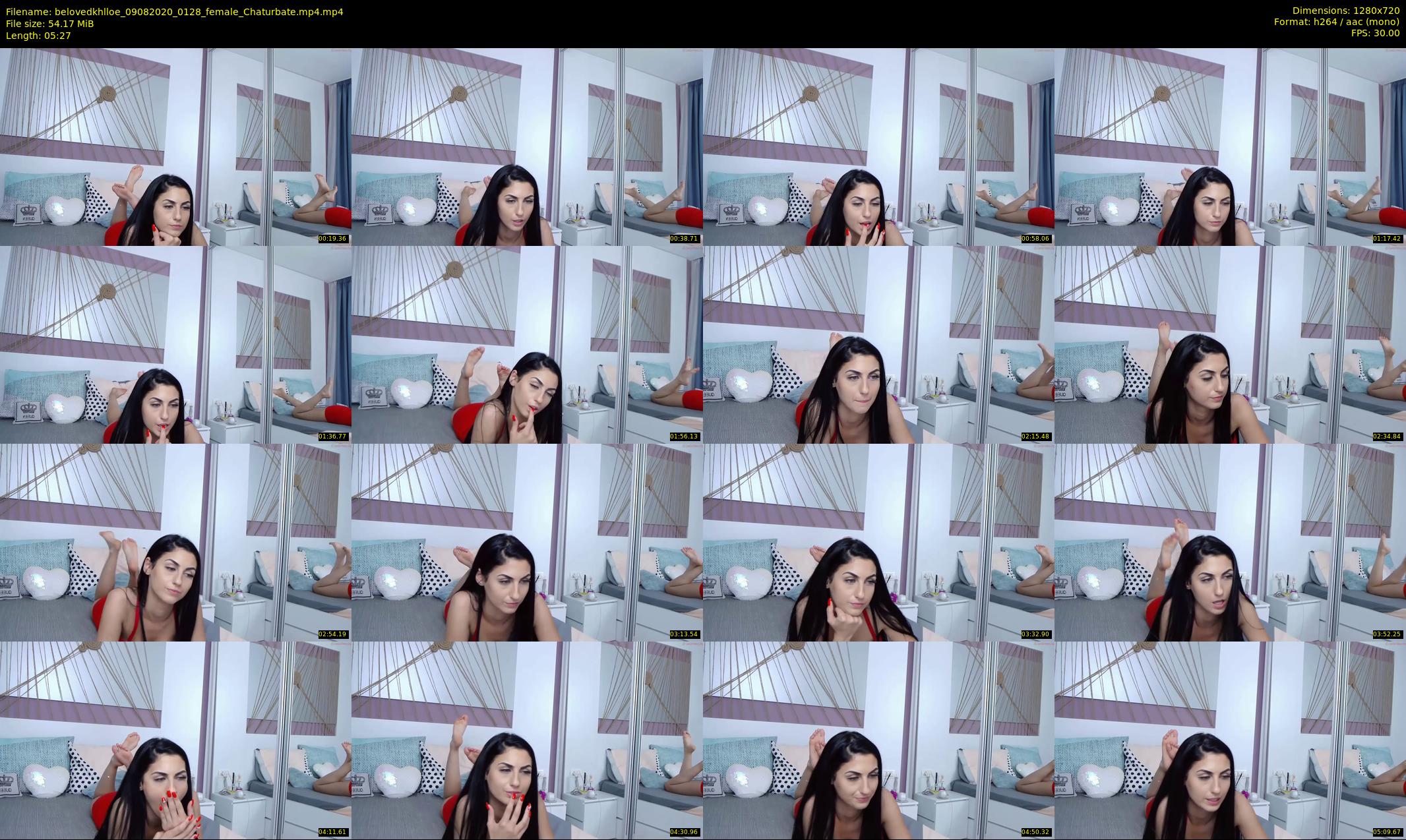 belovedkhlloe — 6 minute Chaturbate female cam show recording, 720p, Aug 9, 2020