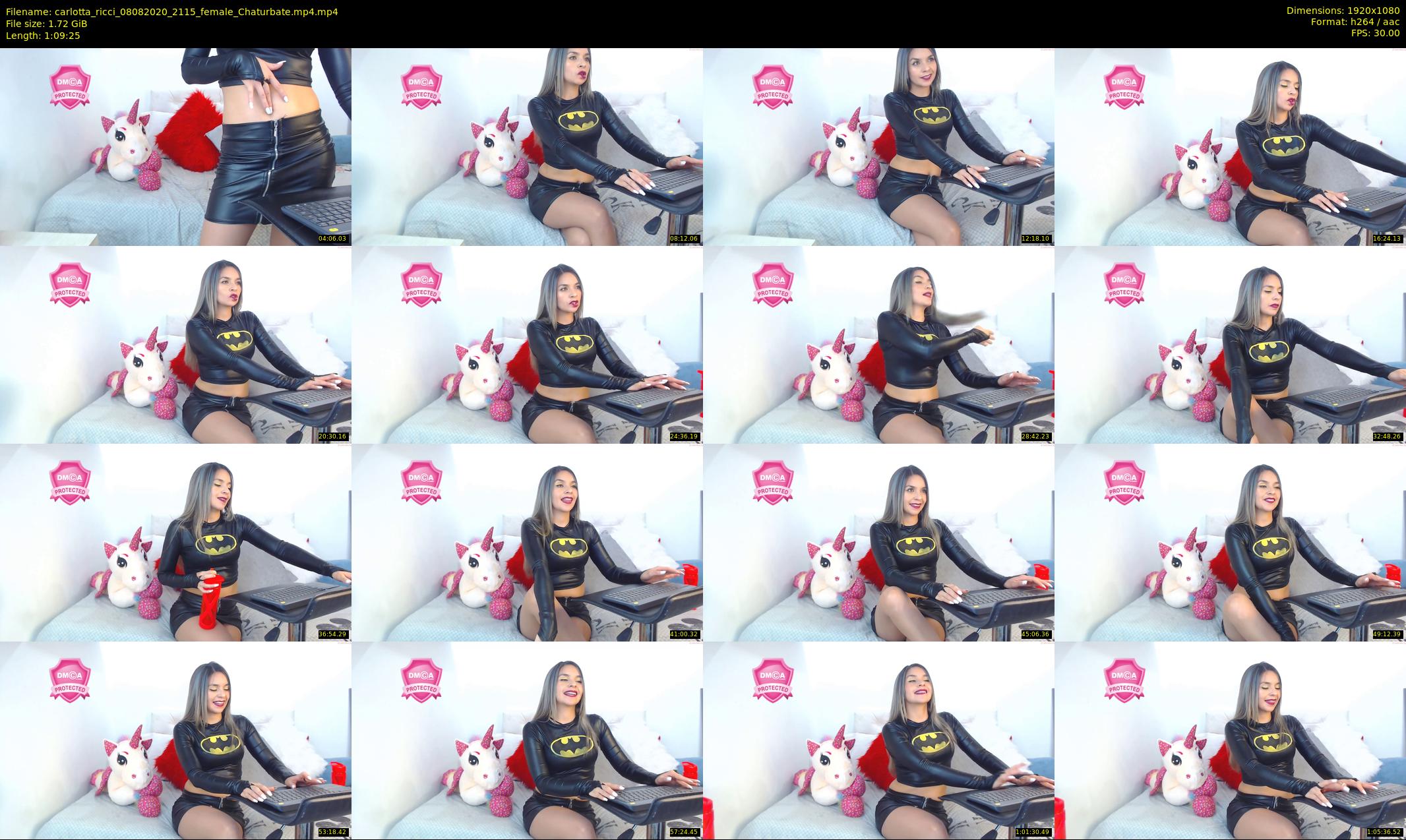 carlotta_ricci — 70 minute Chaturbate female cam show recording, 1080p, Aug 8, 2020