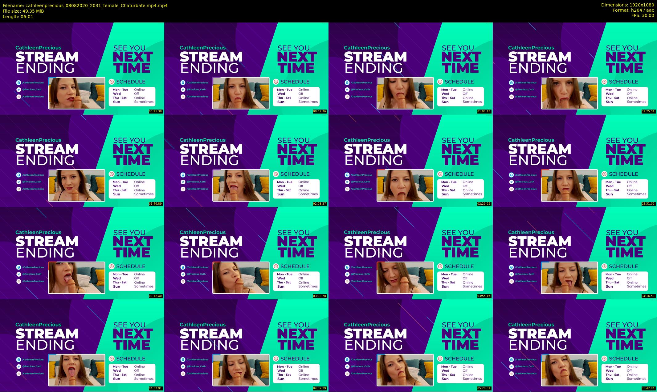 cathleenprecious — 7 minute Chaturbate female cam show recording, 1080p, Aug 8, 2020