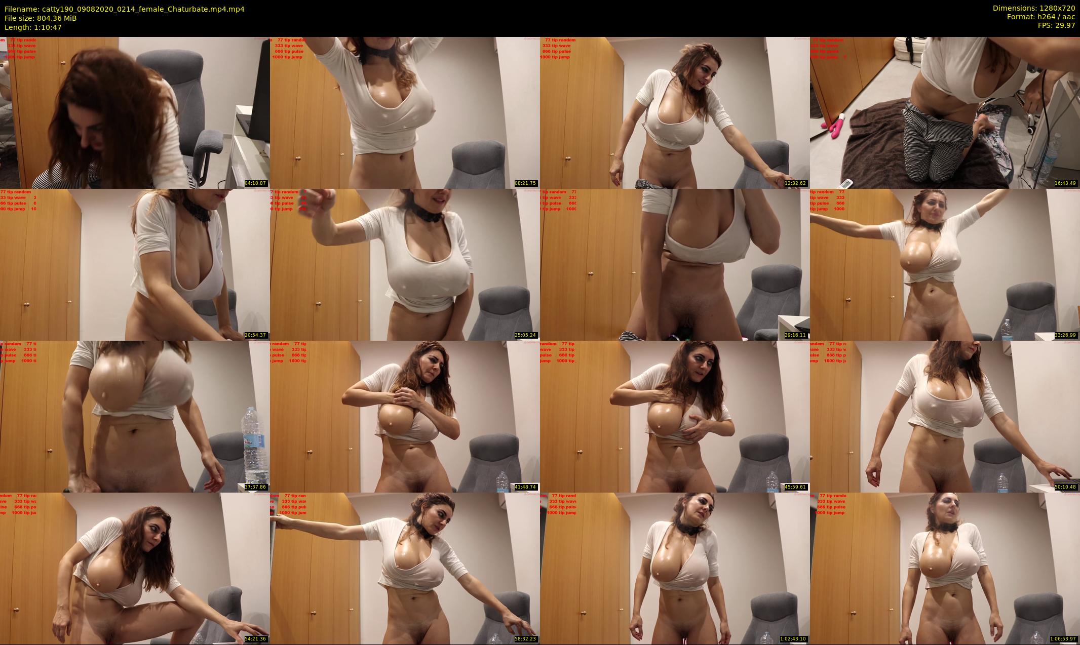 catty190 — 71 minute Chaturbate female cam show recording, 720p, Aug 9, 2020