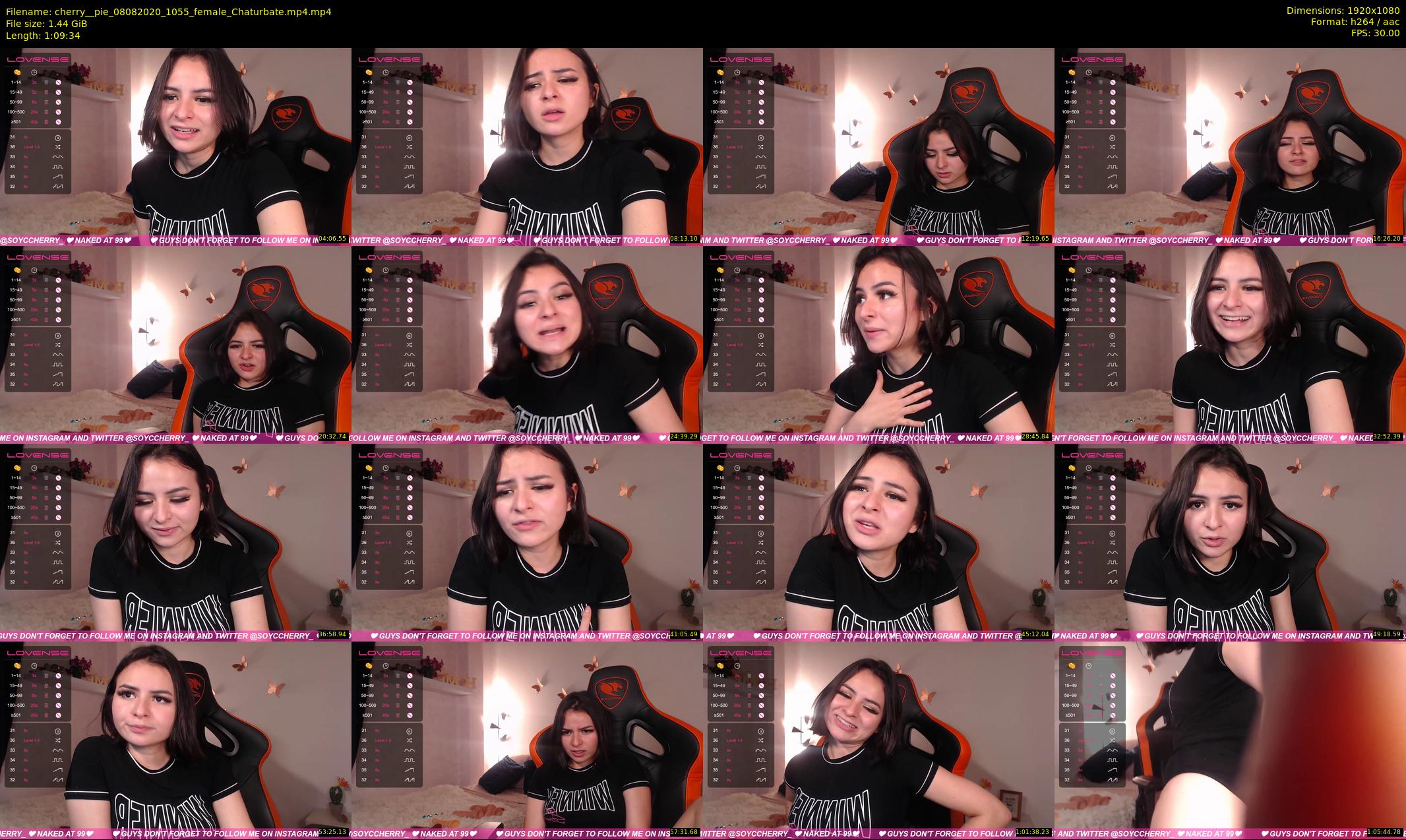 cherry__pie — 70 minute Chaturbate female cam show recording, 1080p, Aug 8, 2020