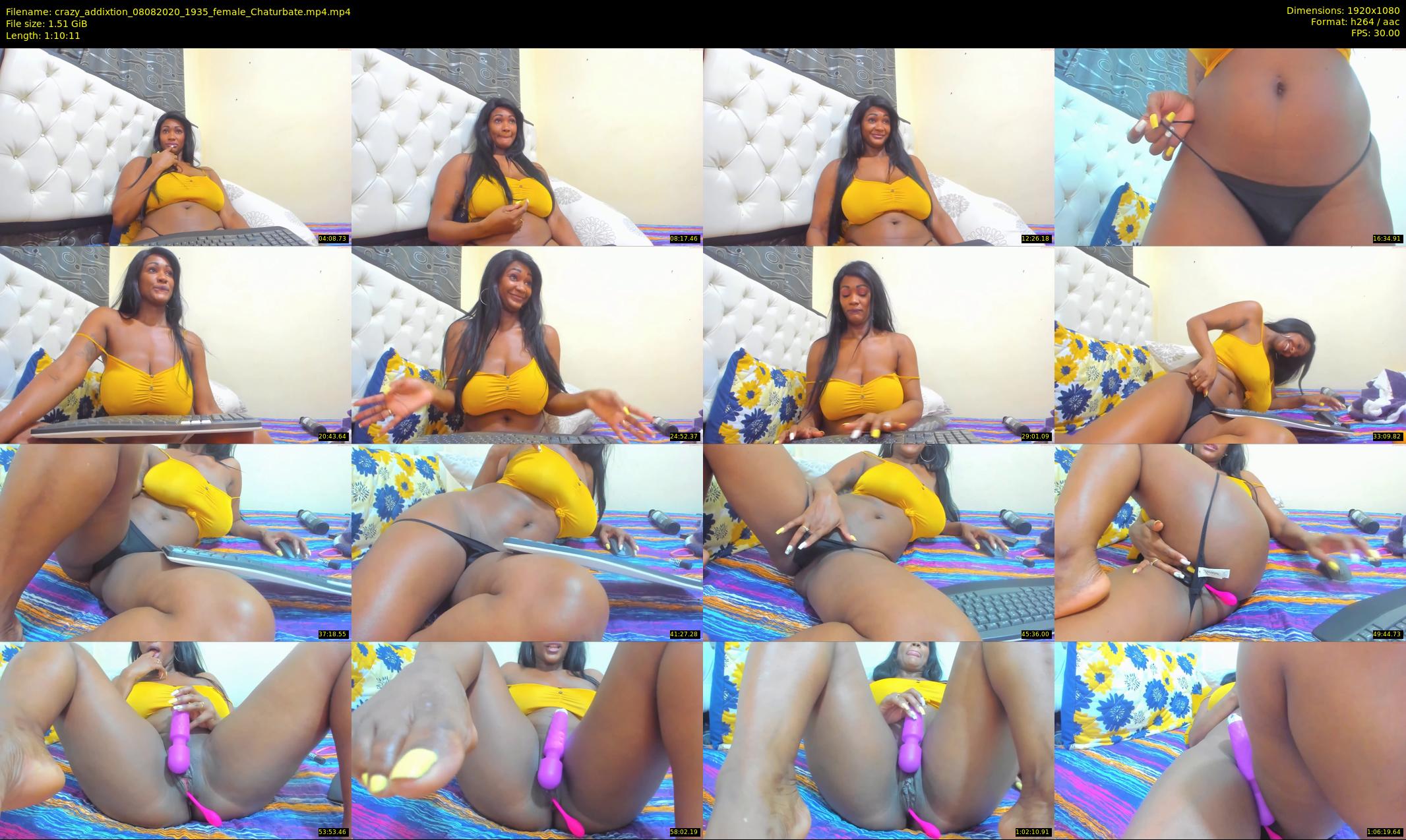 crazy_addixtion — 71 minute Chaturbate female cam show recording, 1080p, Aug 8, 2020