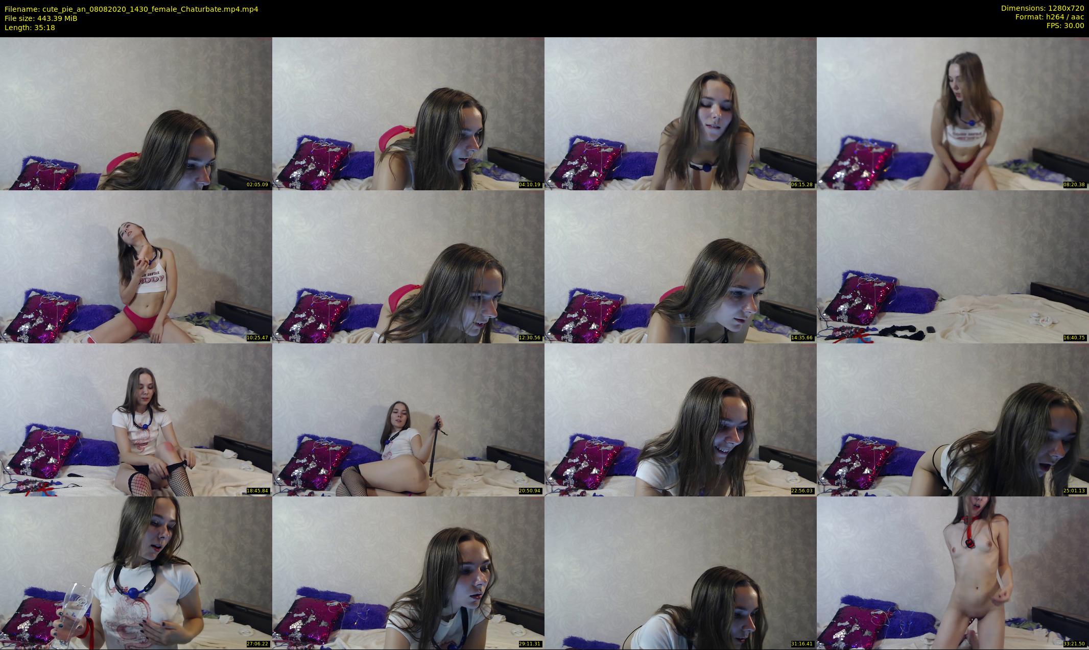 cute_pie_an — 36 minute Chaturbate female cam show recording, 720p, Aug 8, 2020