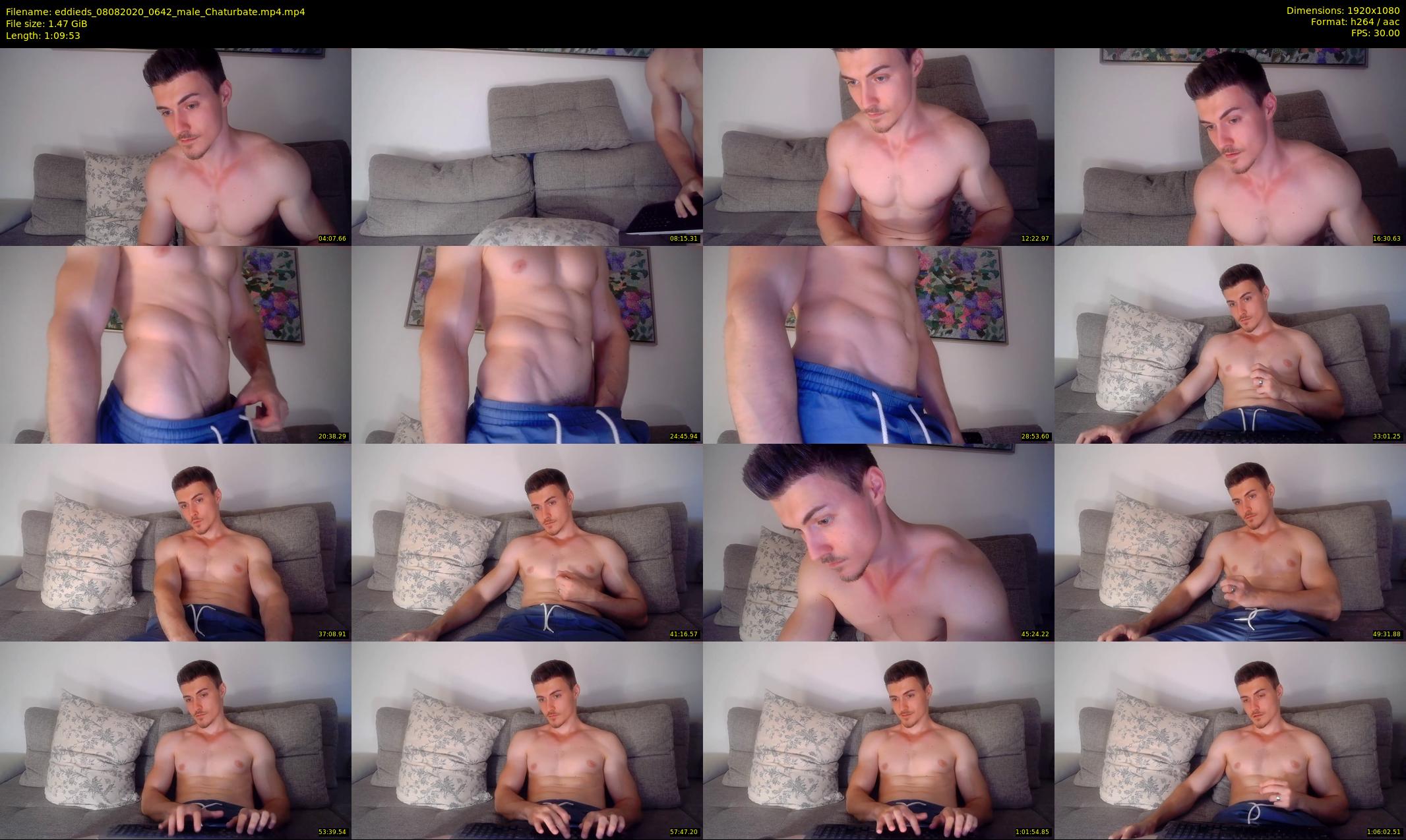 eddieds — 70 minute Chaturbate male cam show recording, 1080p, Aug 8, 2020