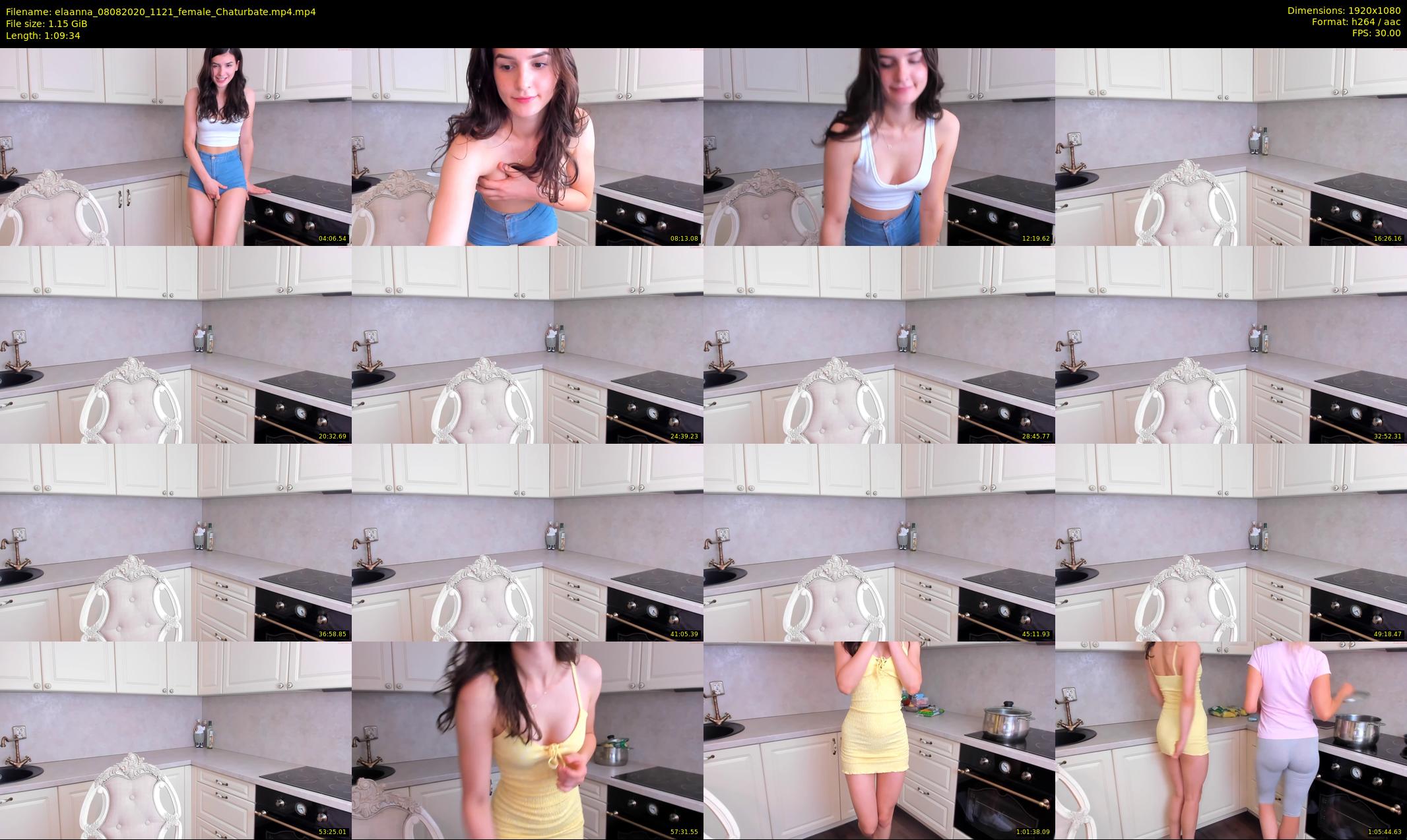 elaanna — 70 minute Chaturbate female cam show recording, 1080p, Aug 8, 2020