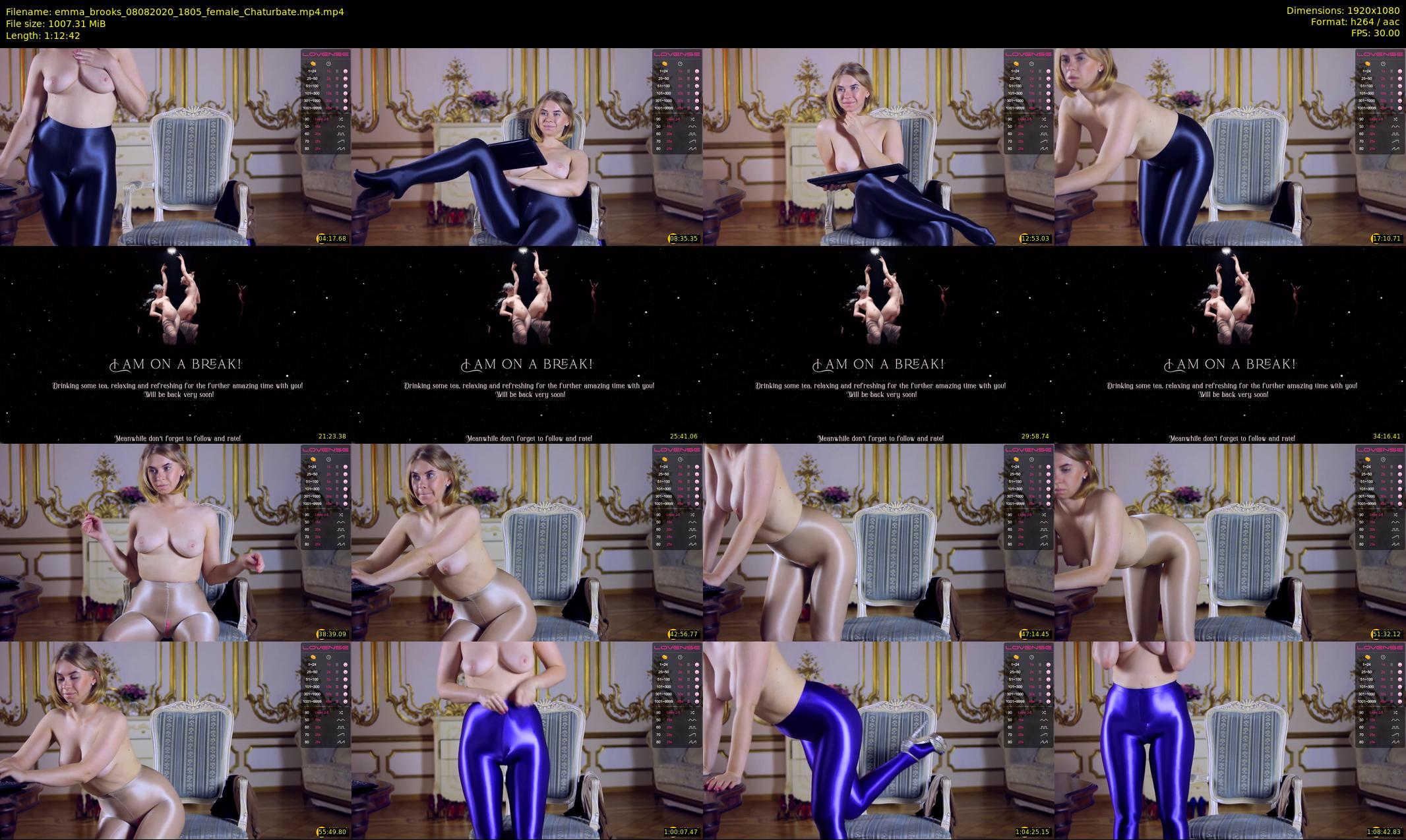 emma_brooks — 73 minute Chaturbate female cam show recording, 1080p, Aug 8, 2020