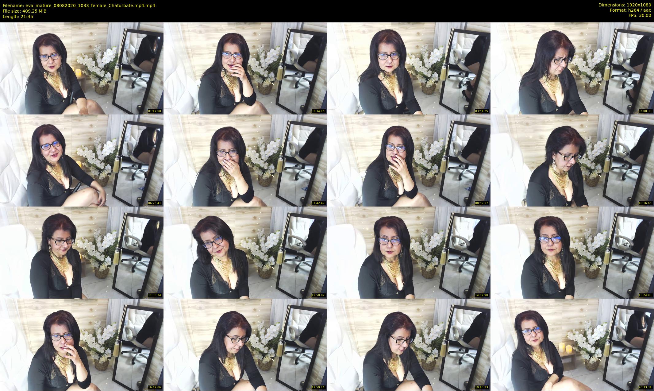 eva_mature — 22 minute Chaturbate female cam show recording, 1080p, Aug 8, 2020