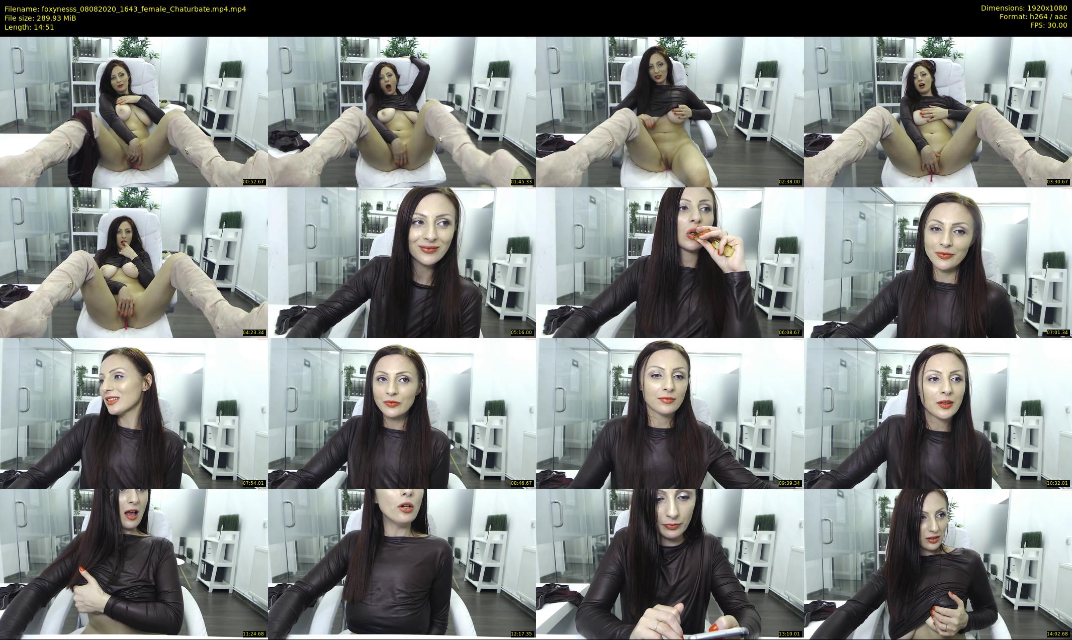foxynesss — 15 minute Chaturbate female cam show recording, 1080p, Aug 8, 2020