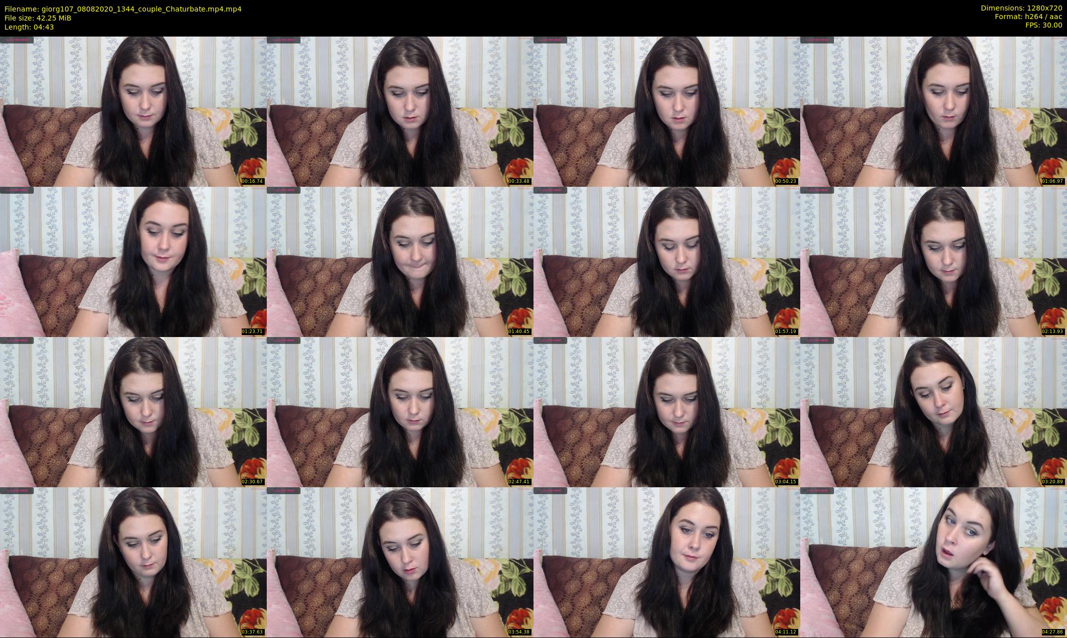 giorg107 — 5 minute Chaturbate couple cam show recording, 720p, Aug 8, 2020