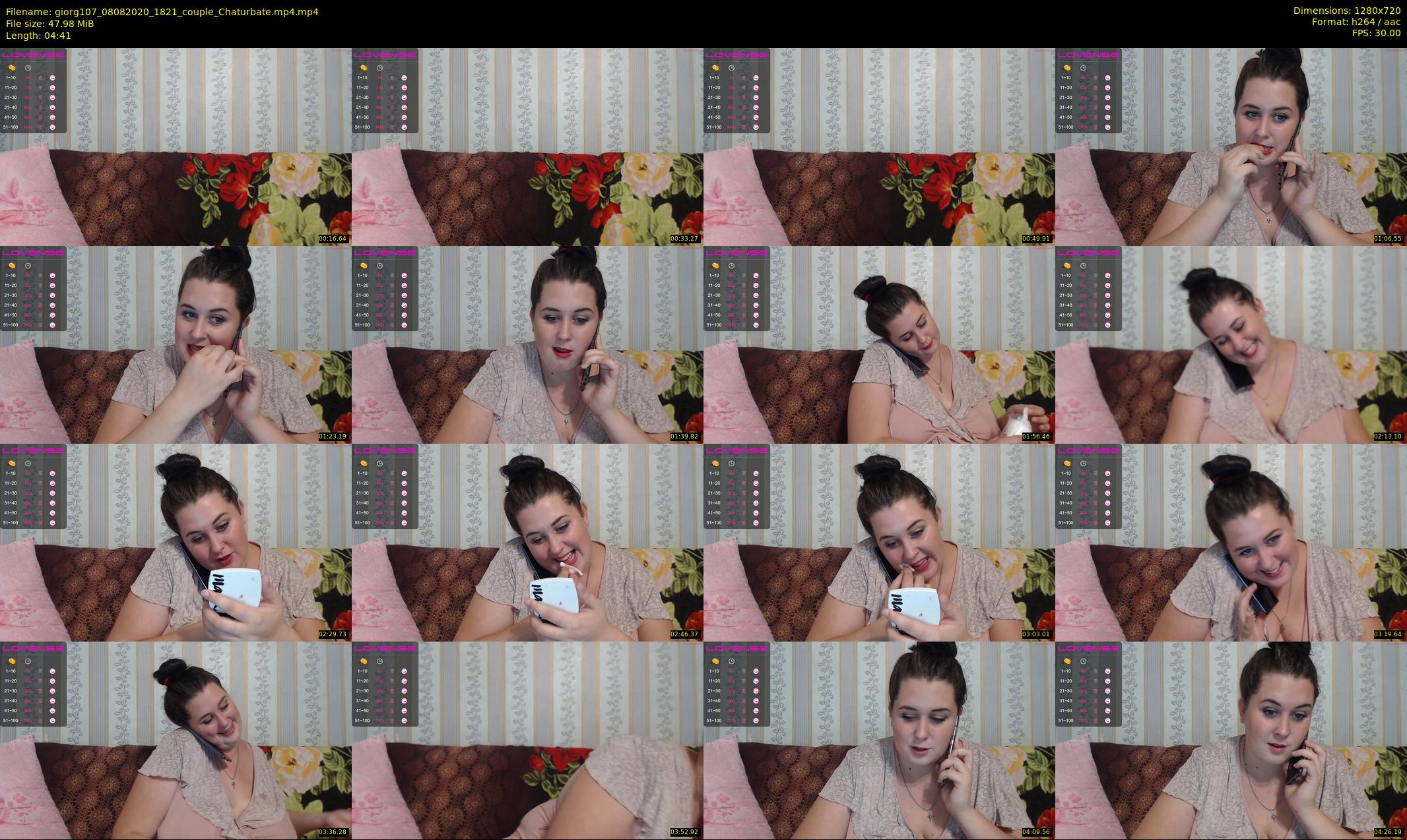 giorg107 — 5 minute Chaturbate couple cam show recording, 720p, Aug 8, 2020