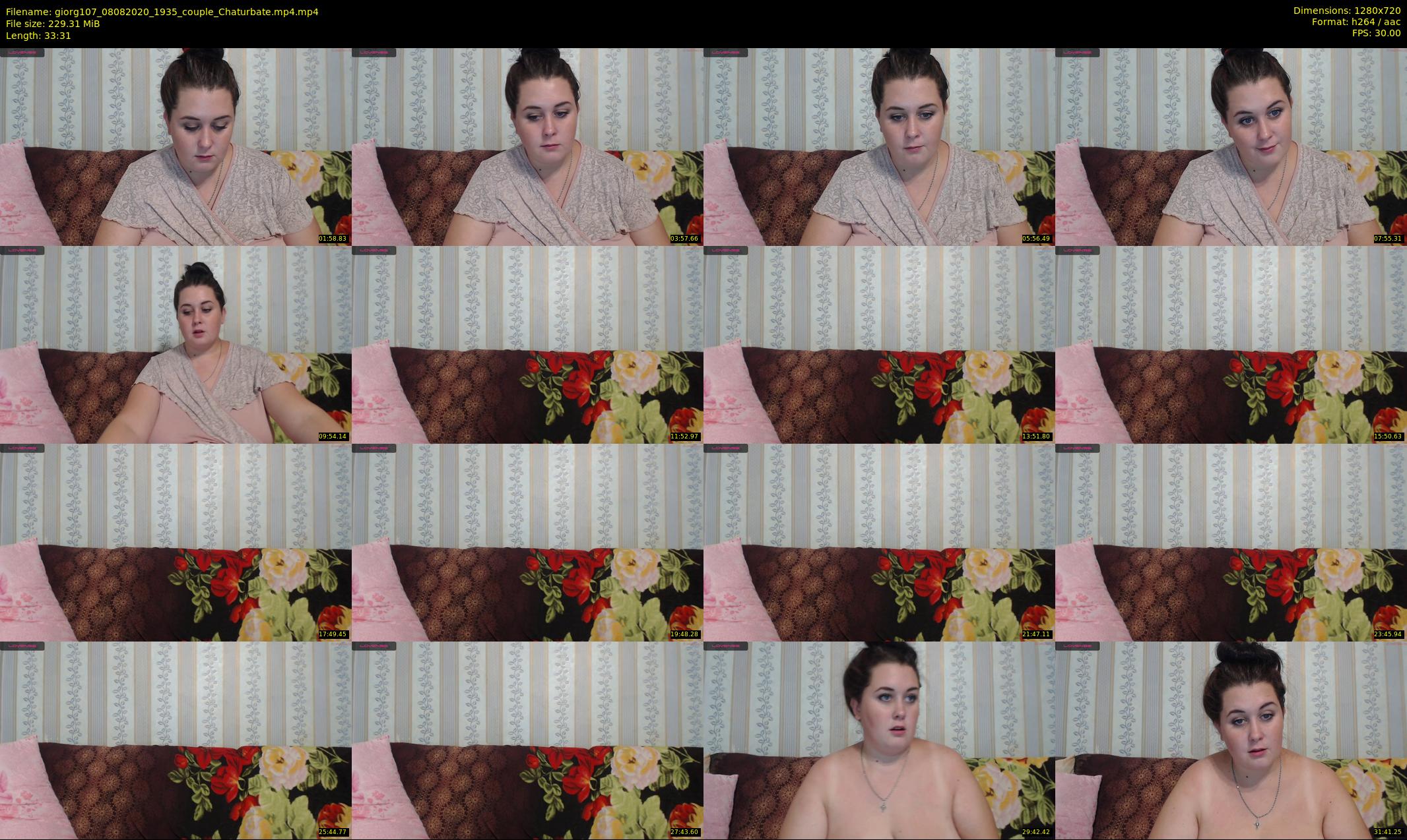 giorg107 — 34 minute Chaturbate couple cam show recording, 720p, Aug 8, 2020