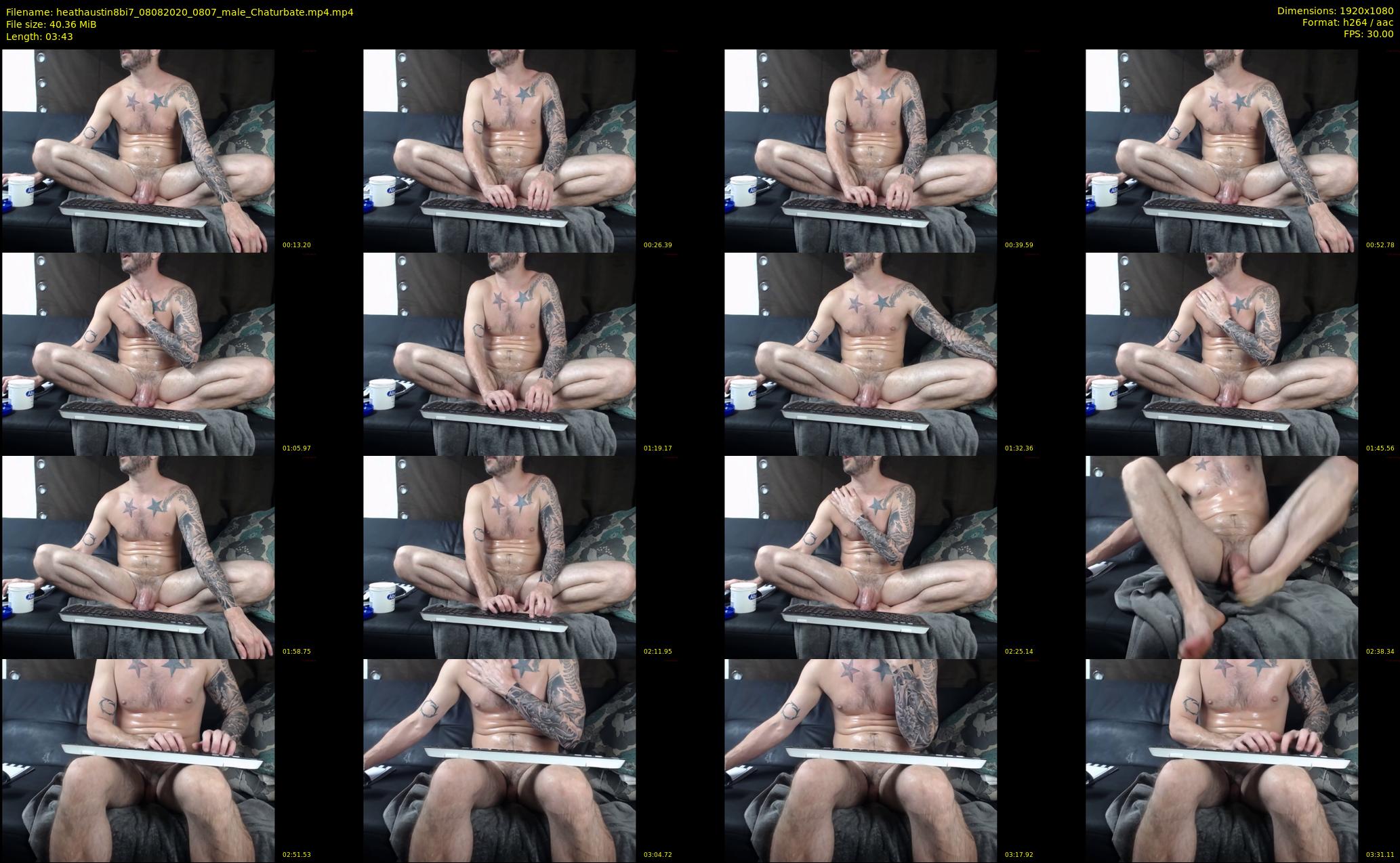 heathaustin8bi7 — 4 minute Chaturbate male cam show recording, 1080p, Aug 8, 2020