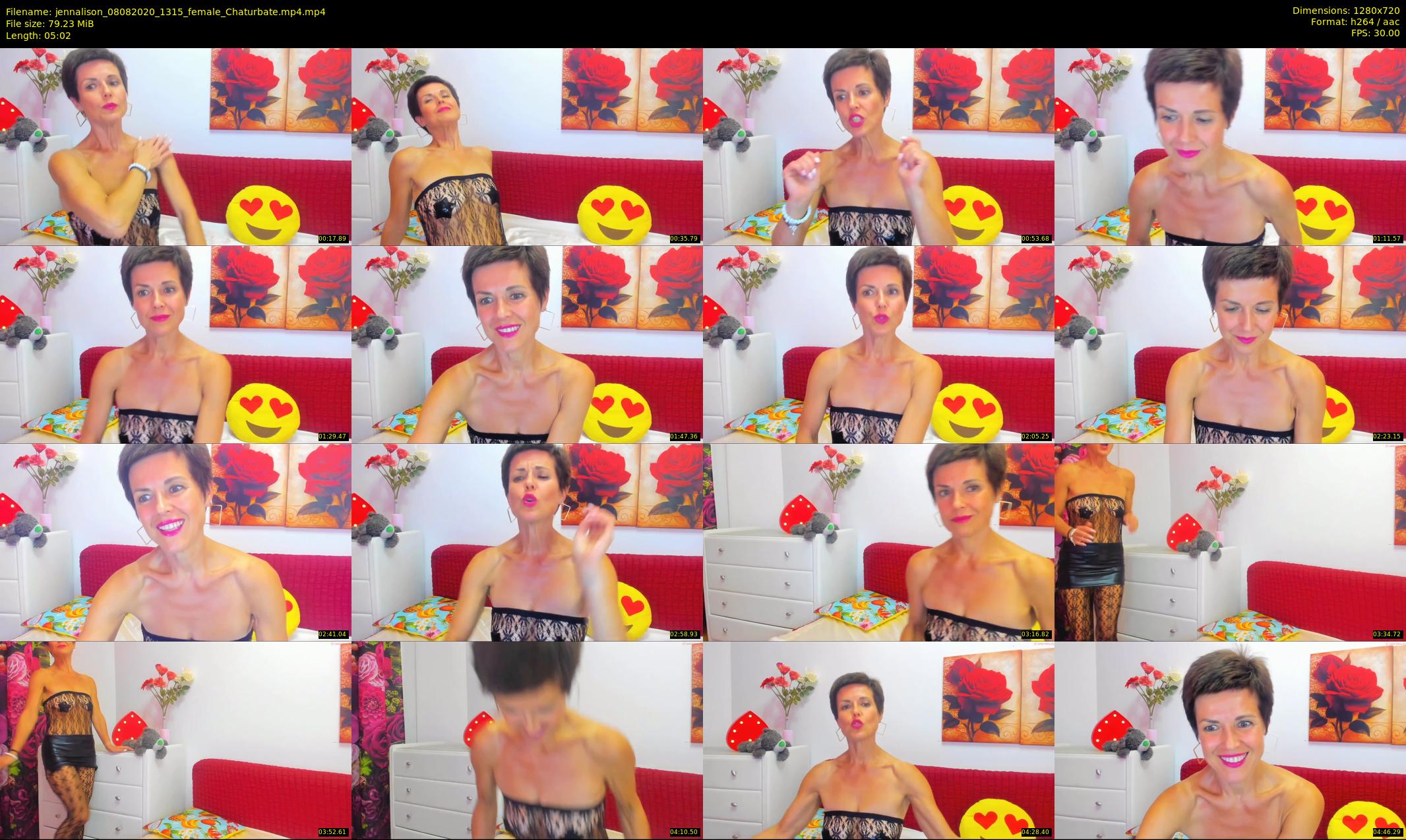 jennalison — 6 minute Chaturbate female cam show recording, 720p, Aug 8, 2020