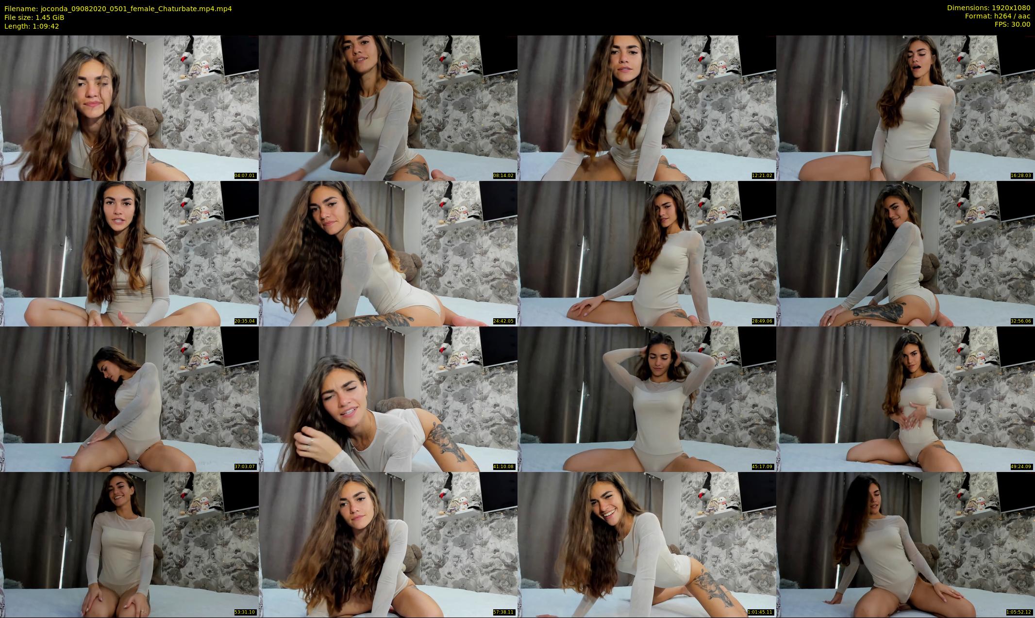 joconda — 70 minute Chaturbate female cam show recording, 1080p, Aug 9, 2020