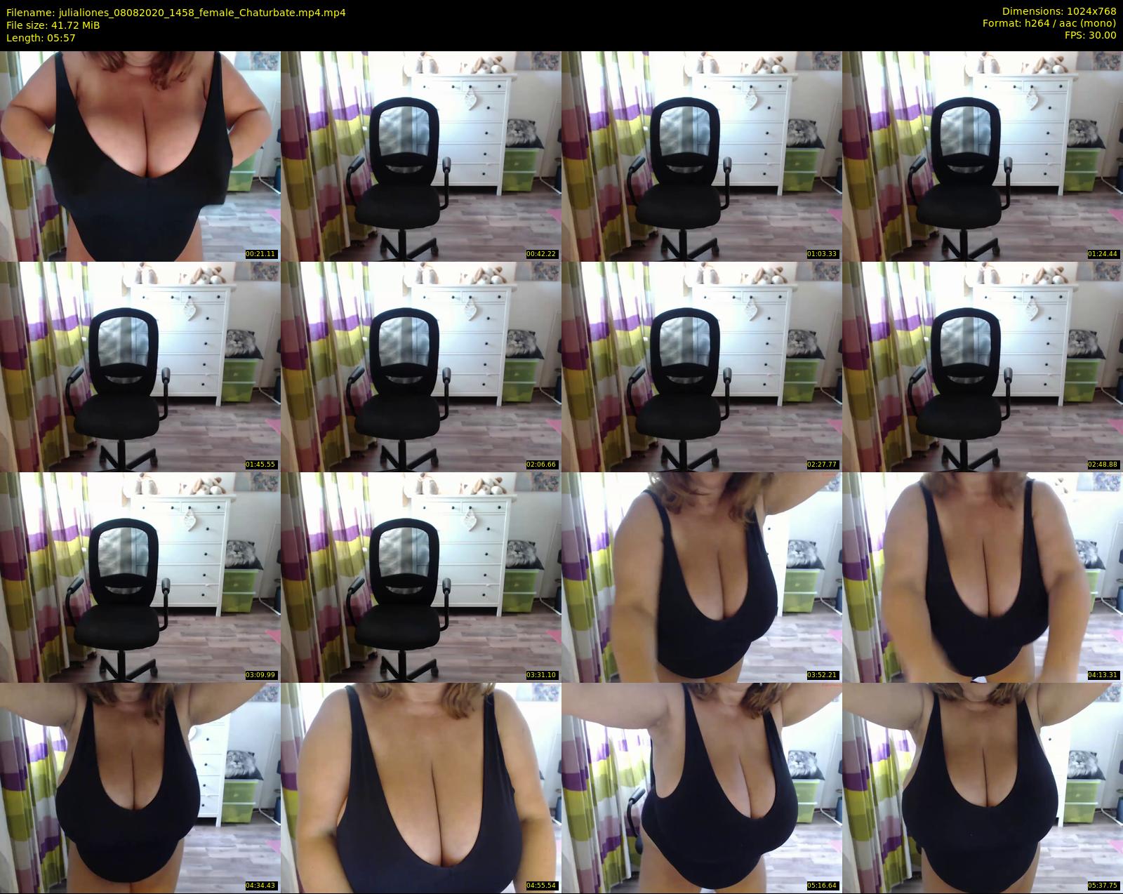 julialiones — 6 minute Chaturbate female cam show recording, 720p, Aug 8, 2020