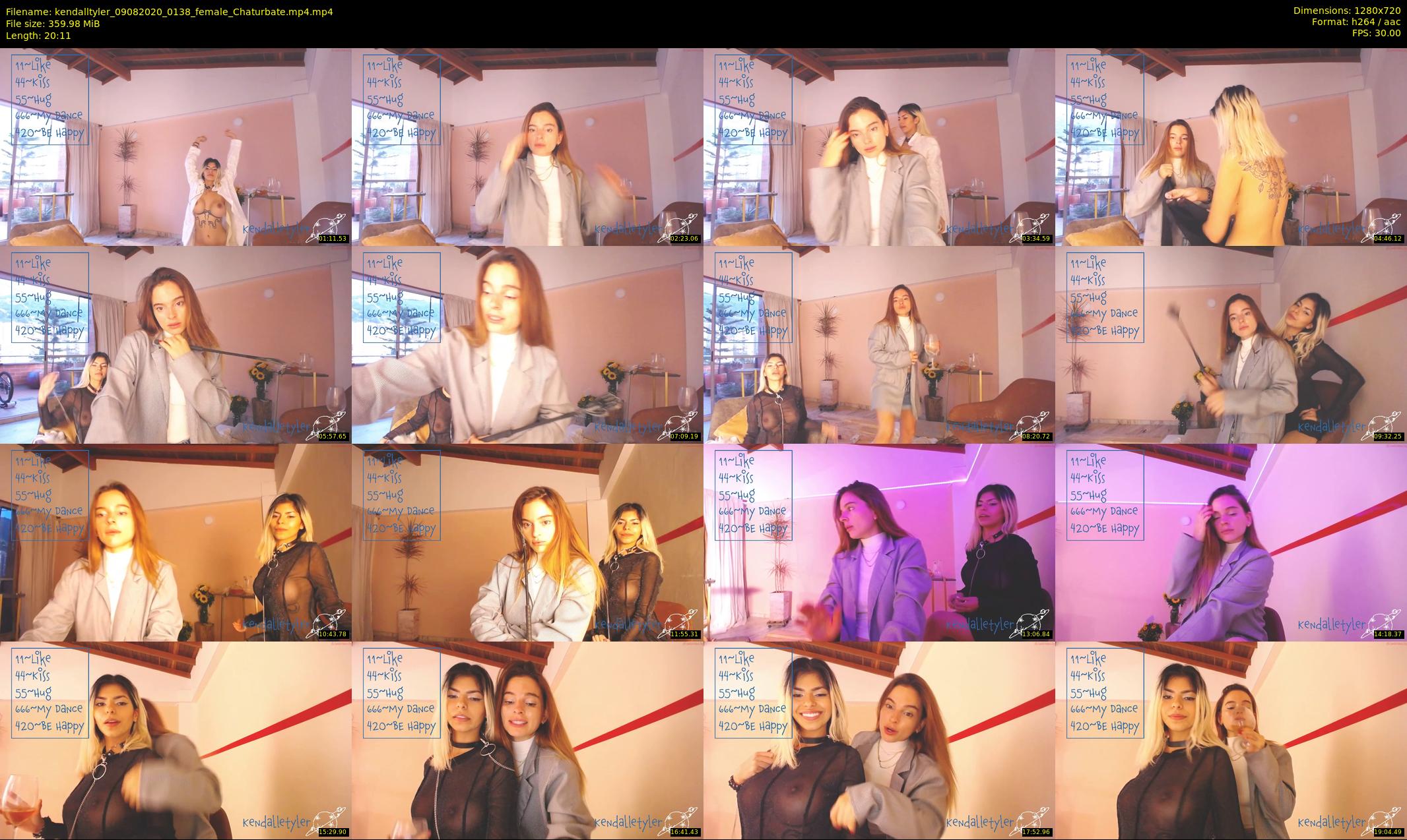 kendalltyler — 21 minute Chaturbate female cam show recording, 720p, Aug 9, 2020