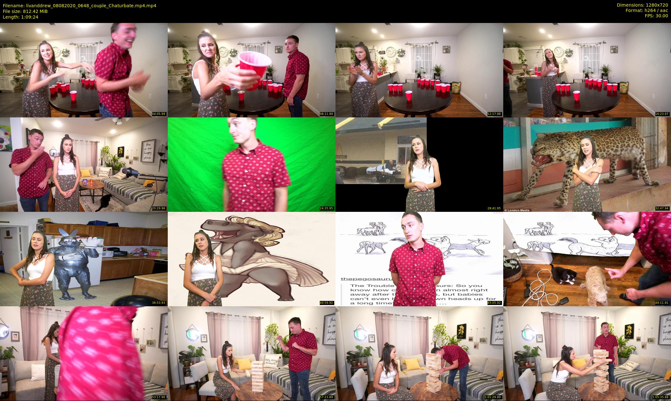 livanddrew — 70 minute Chaturbate couple cam show recording, 720p, Aug 8, 2020