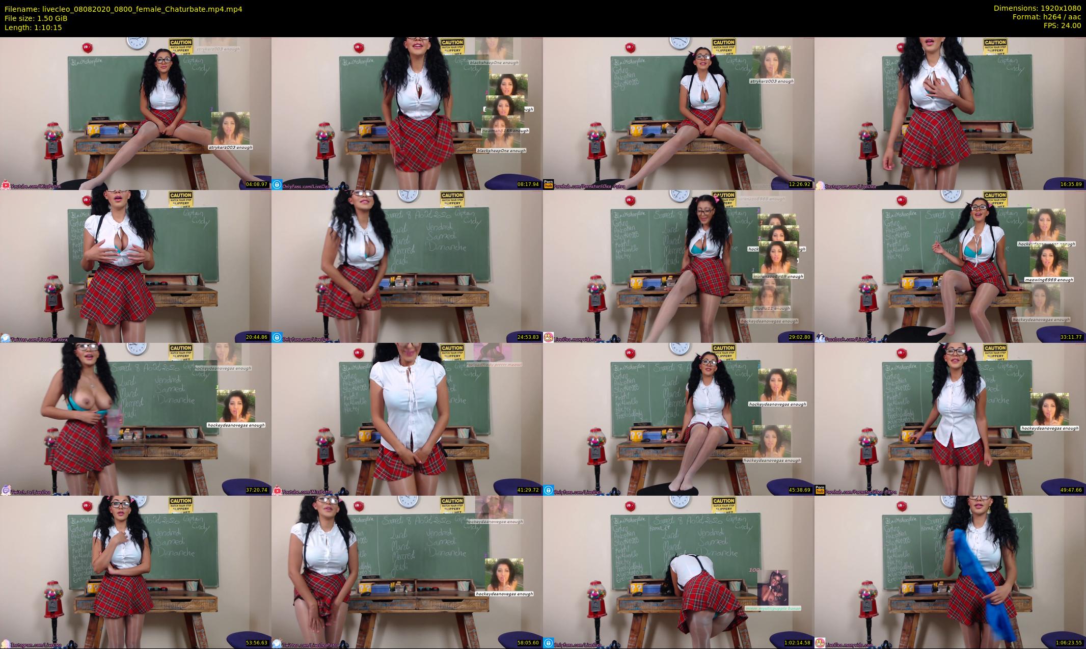 livecleo — 71 minute Chaturbate female cam show recording, 1080p, Aug 8, 2020