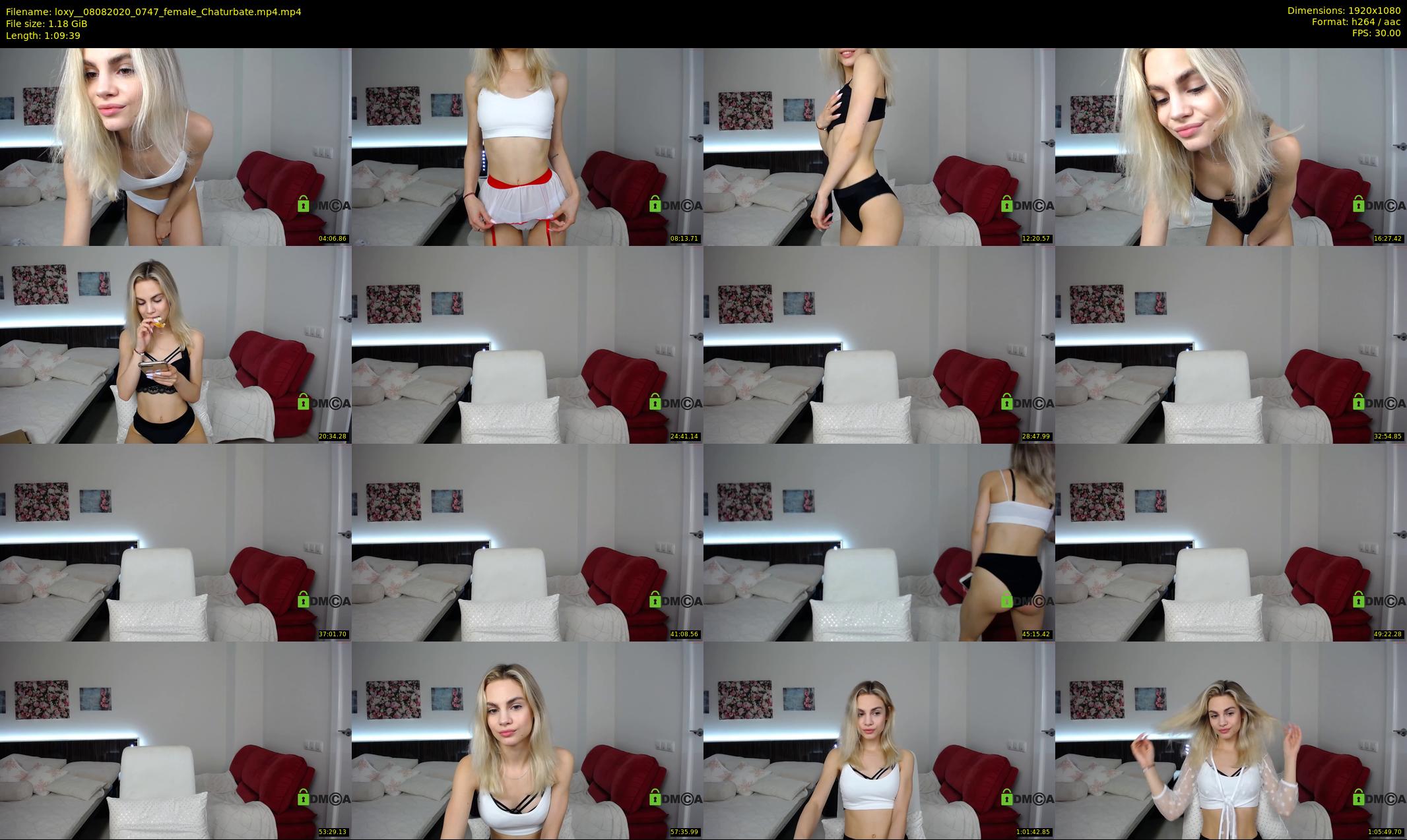 loxy_ — 70 minute Chaturbate female cam show recording, 1080p, Aug 8, 2020