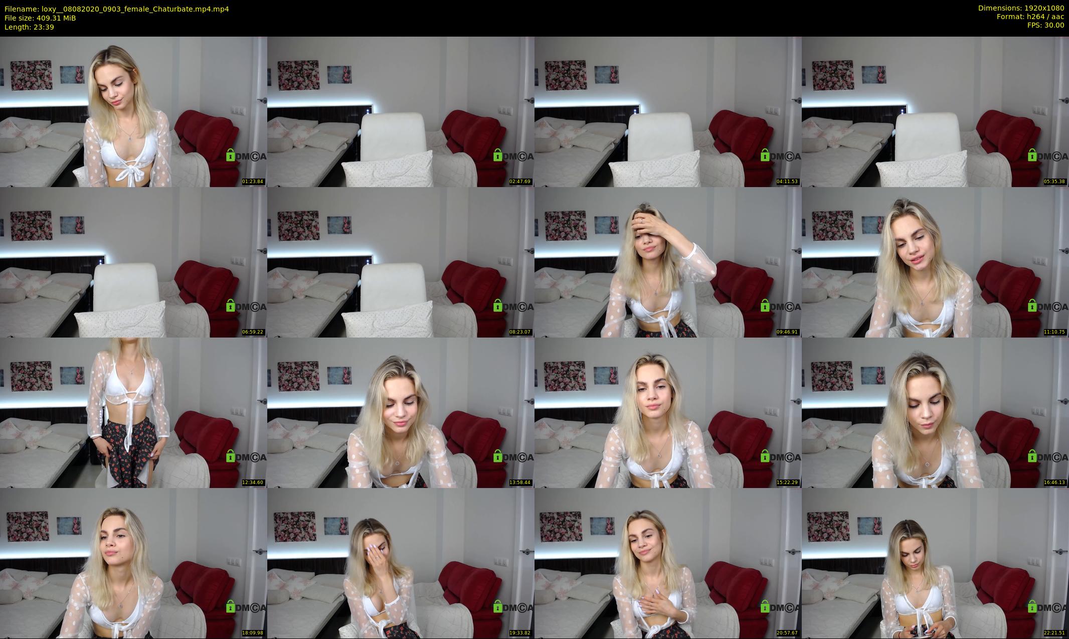loxy_ — 24 minute Chaturbate female cam show recording, 1080p, Aug 8, 2020