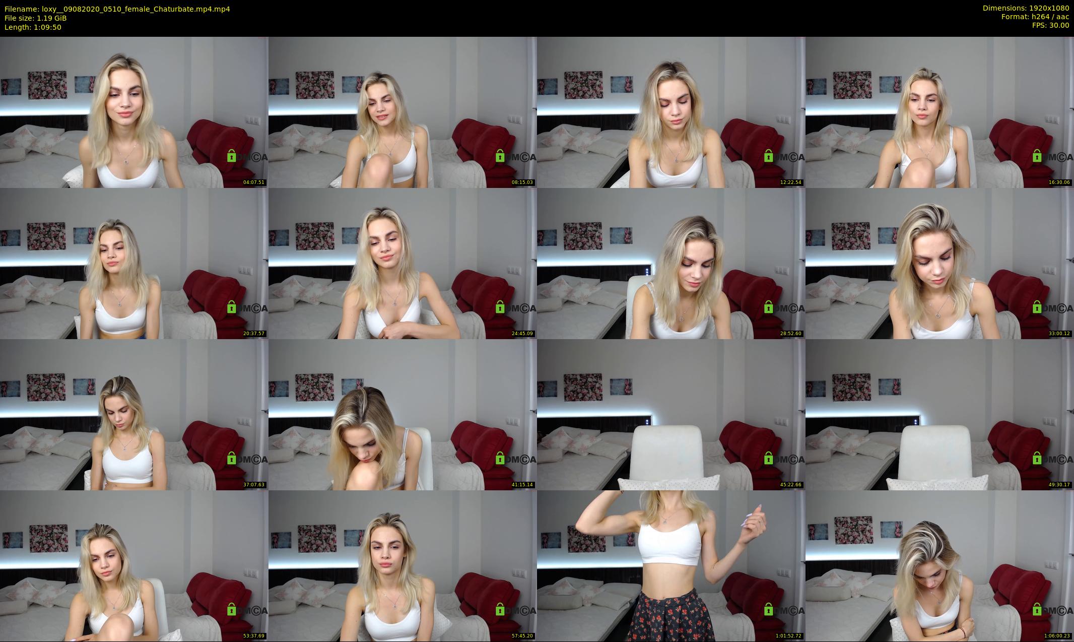 loxy_ — 70 minute Chaturbate female cam show recording, 1080p, Aug 9, 2020