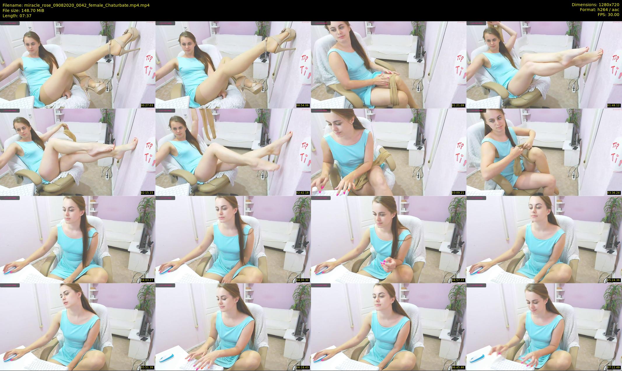 miracle_rose — 8 minute Chaturbate female cam show recording, 720p, Aug 9, 2020
