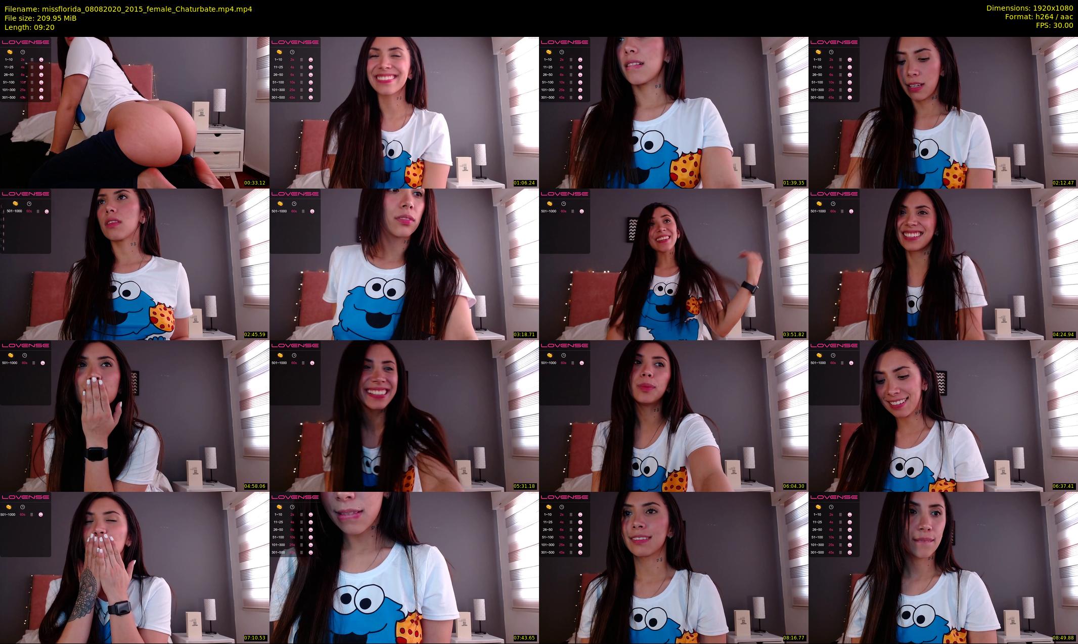 missflorida — 10 minute Chaturbate female cam show recording, 1080p, Aug 8, 2020
