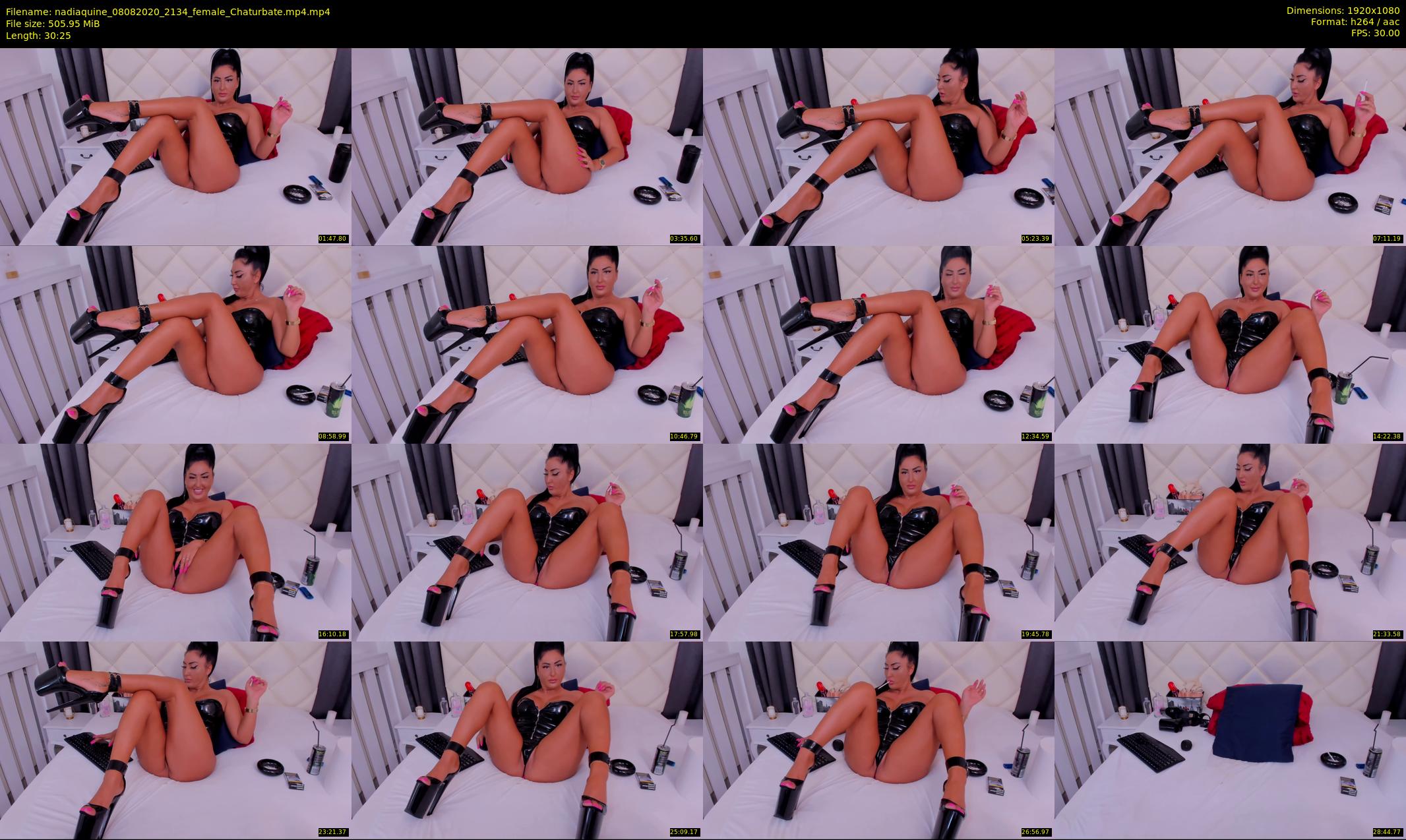 nadiaquine — 31 minute Chaturbate female cam show recording, 1080p, Aug 8, 2020