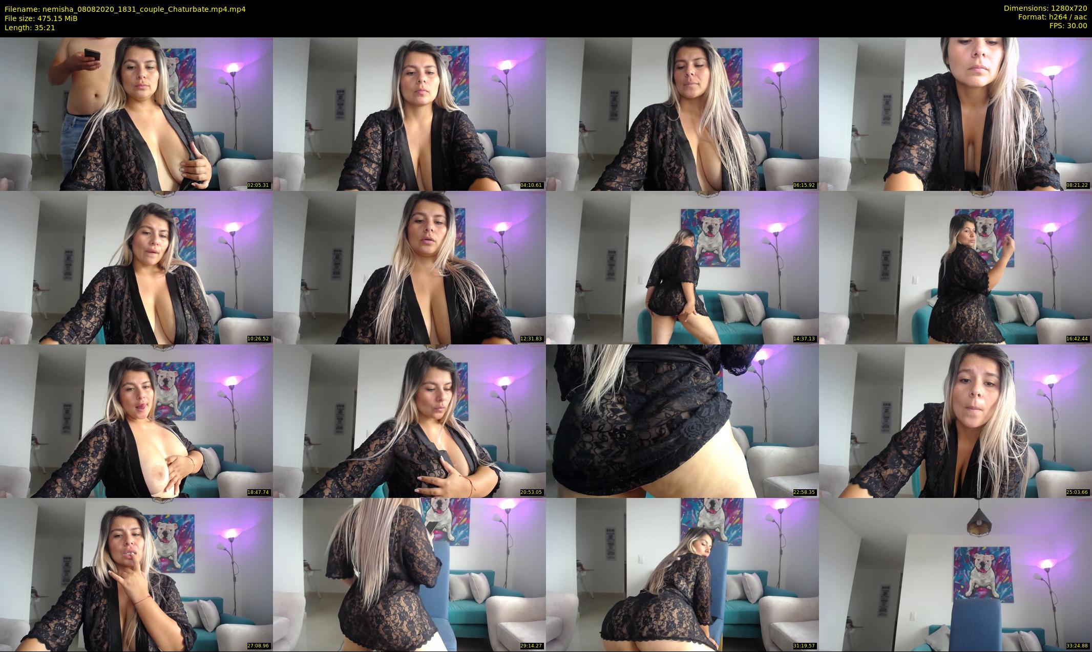 nemisha — 36 minute Chaturbate female cam show recording, 720p, Aug 8, 2020