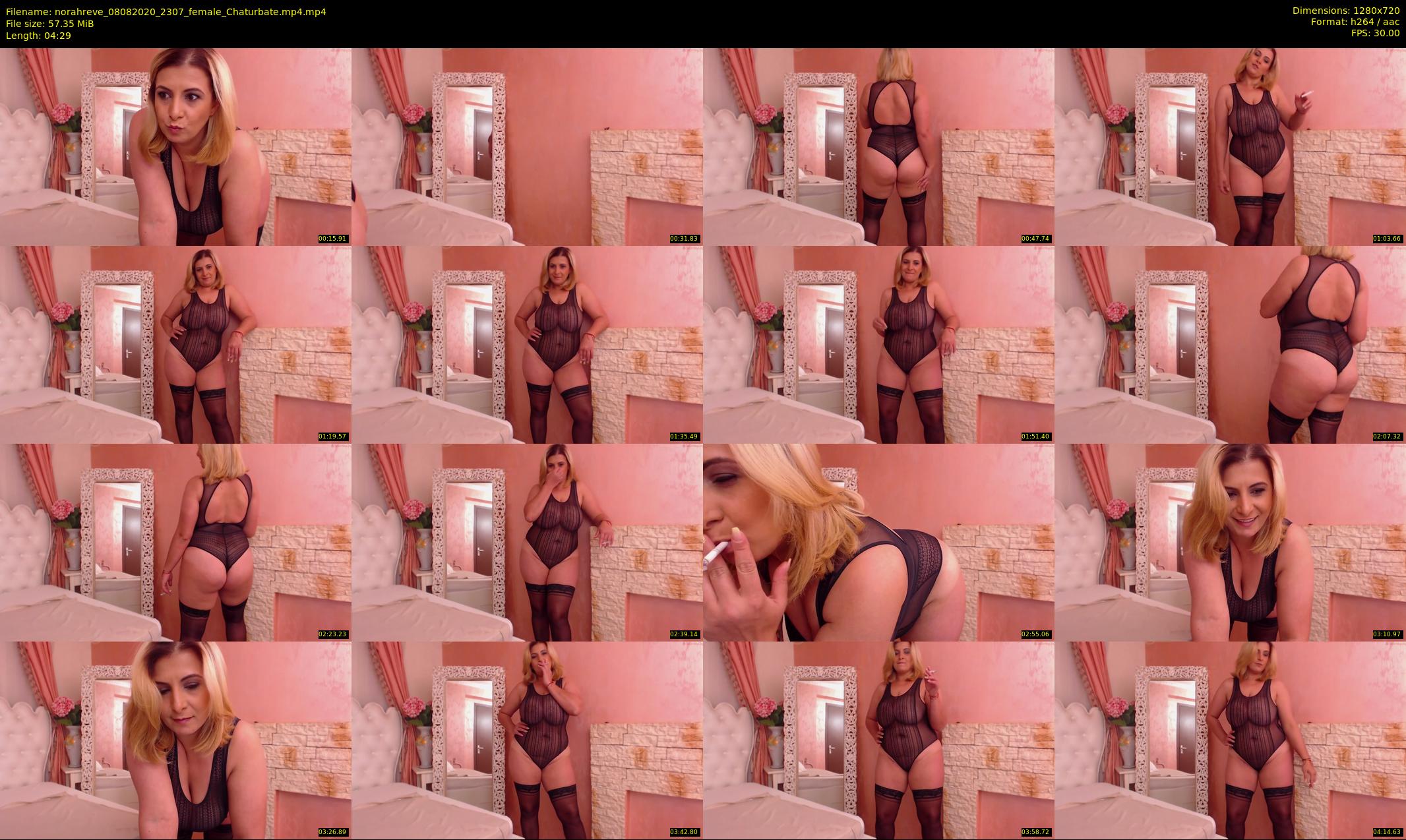 norahreve — 5 minute Chaturbate female cam show recording, 720p, Aug 8, 2020