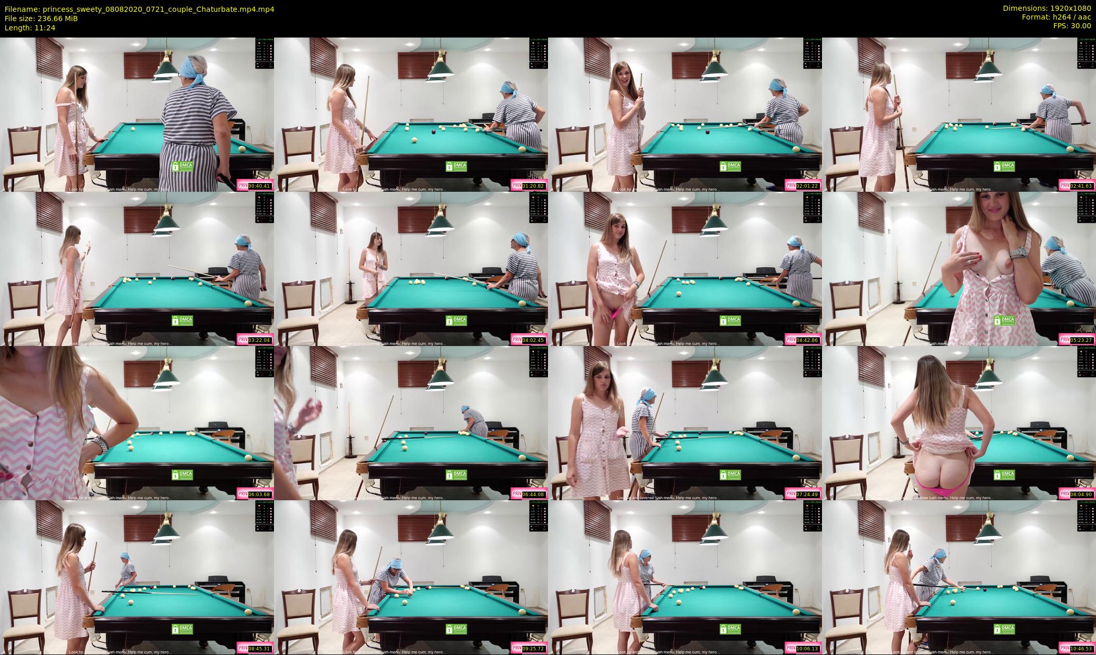 princess_sweety — 12 minute Chaturbate couple cam show recording, 1080p, Aug 8, 2020
