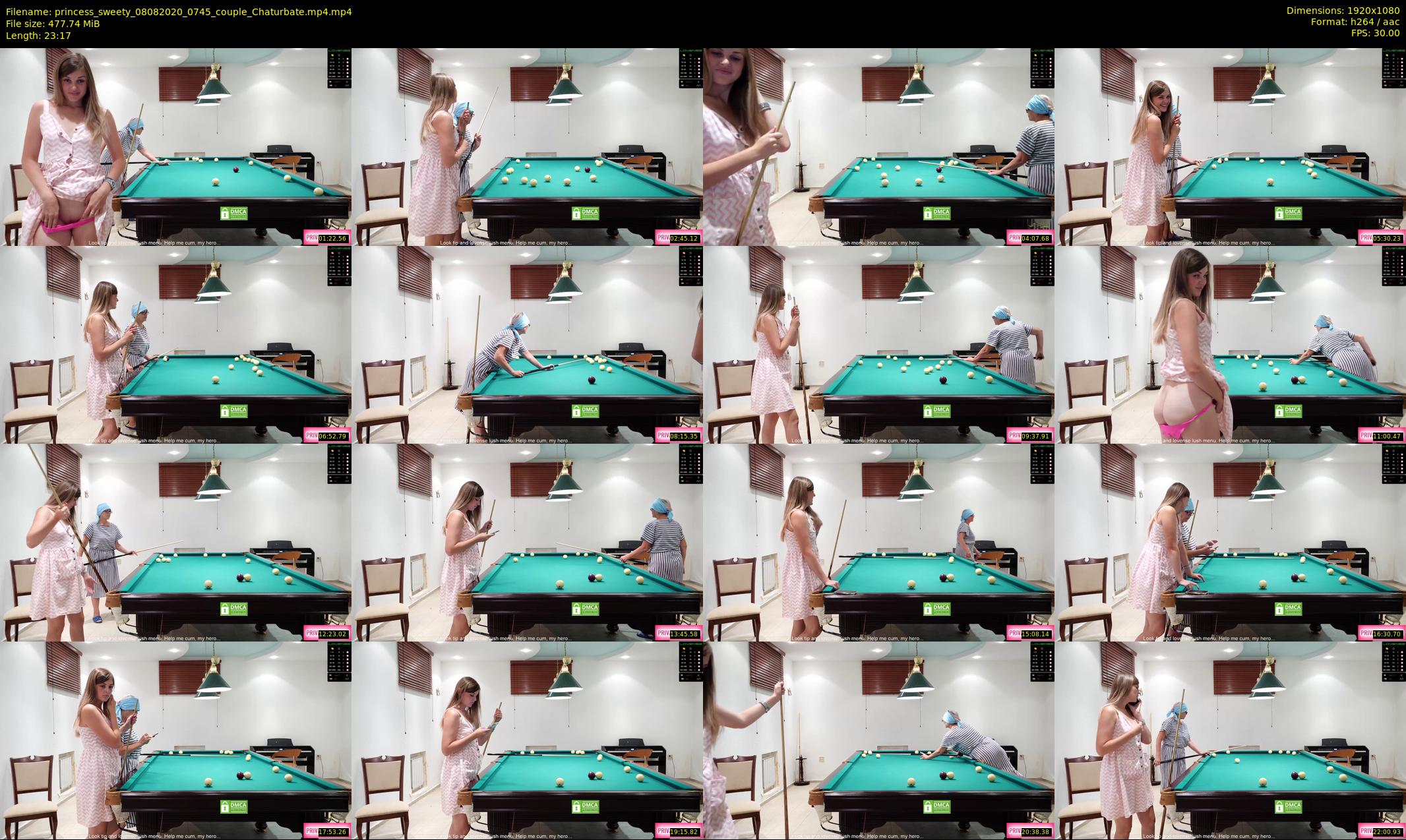 princess_sweety — 24 minute Chaturbate couple cam show recording, 1080p, Aug 8, 2020