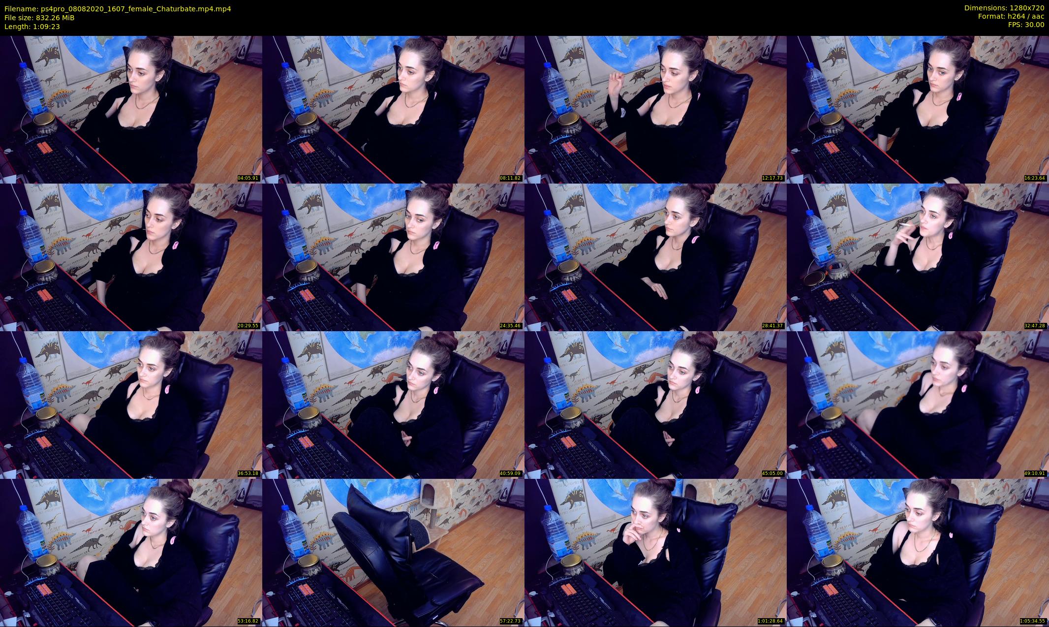 ps4pro — 70 minute Chaturbate female cam show recording, 720p, Aug 8, 2020